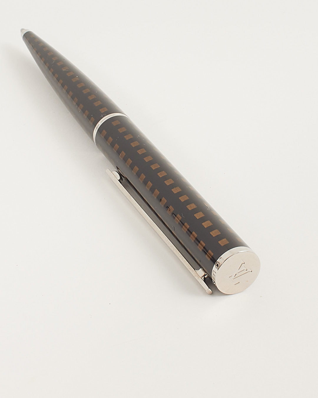 Louis Vuitton Brown Damier Ball Point Pen