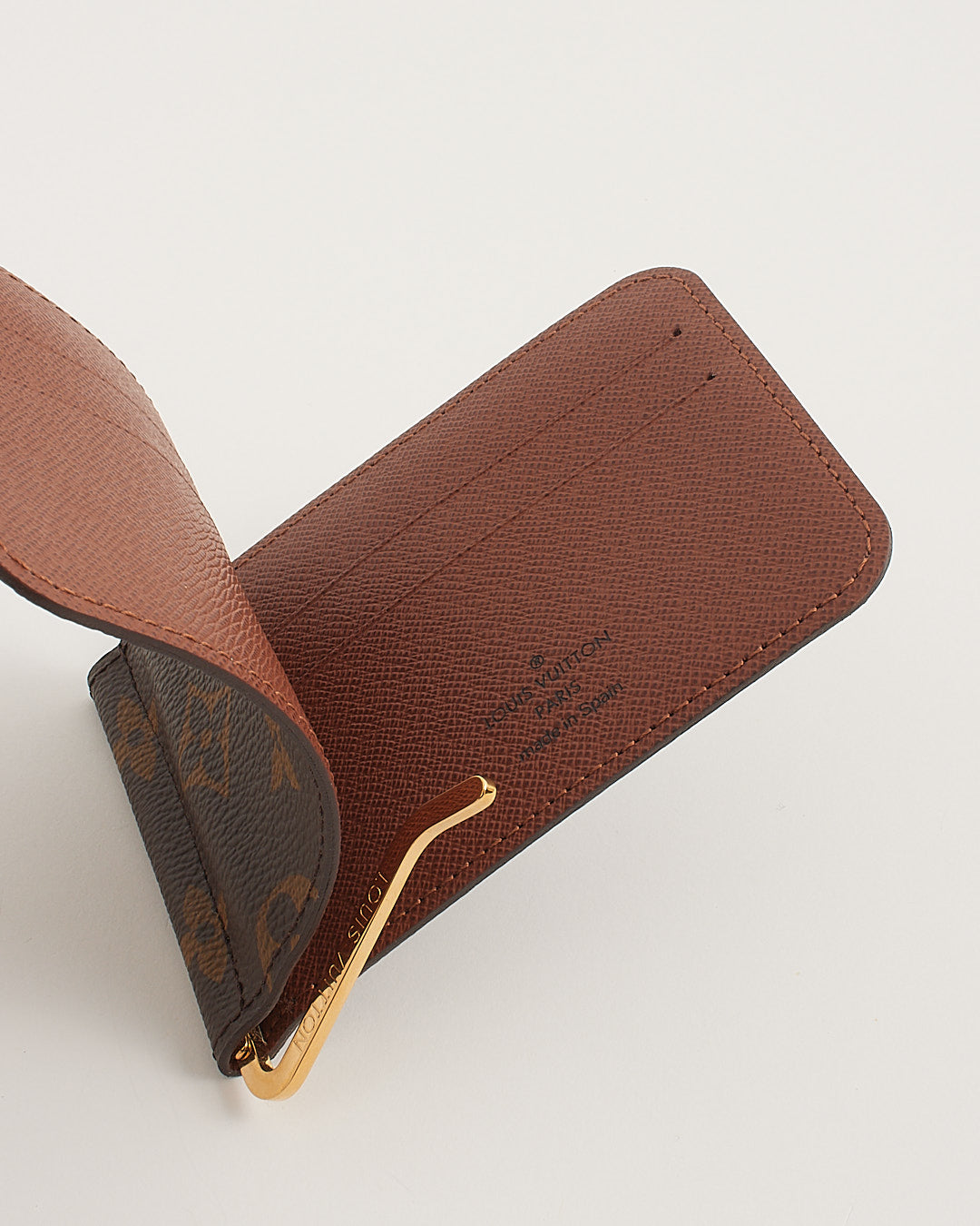 Louis Vuitton Monogram Money Clip Wallet