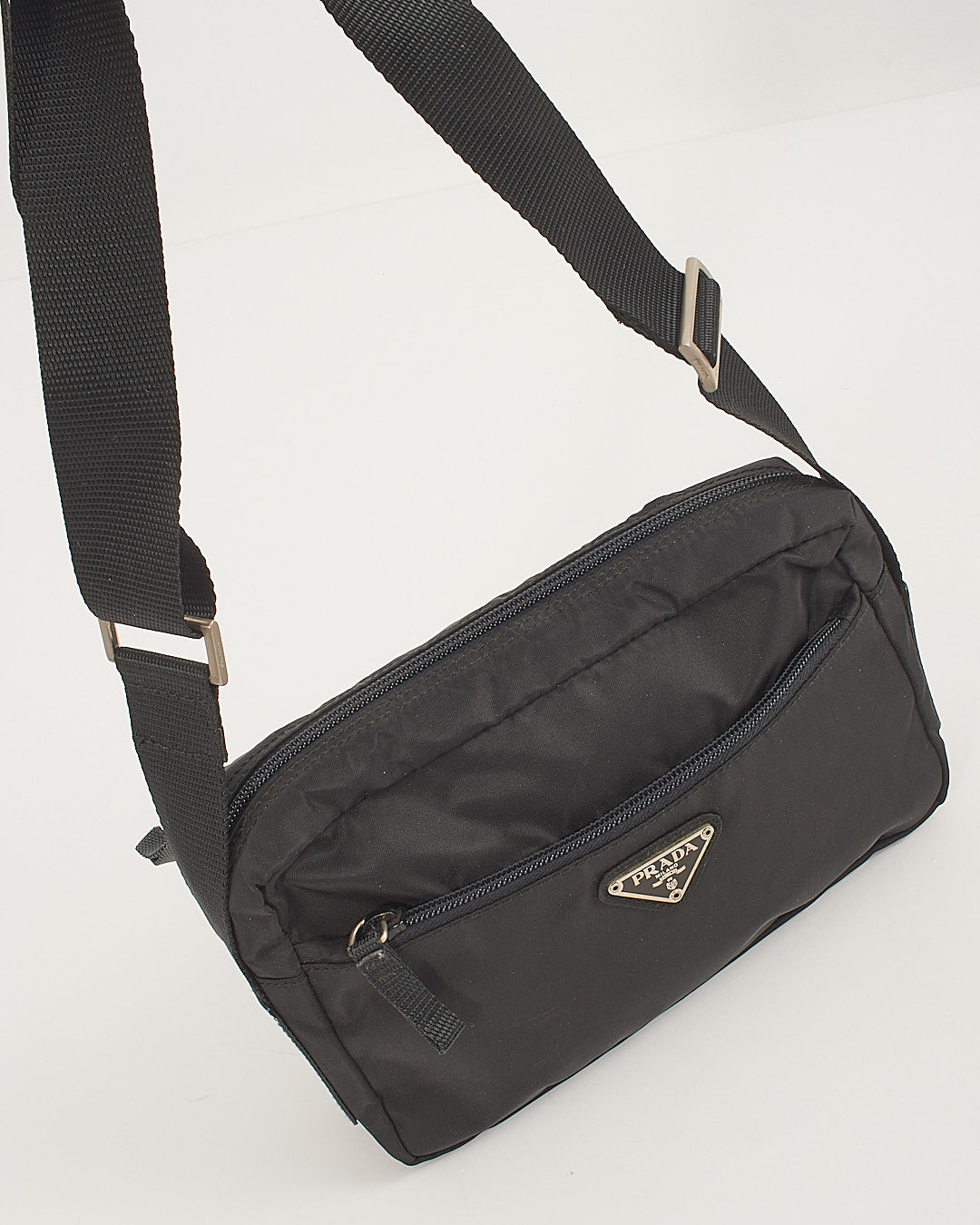 Prada Black Nylon Crossbody Bag
