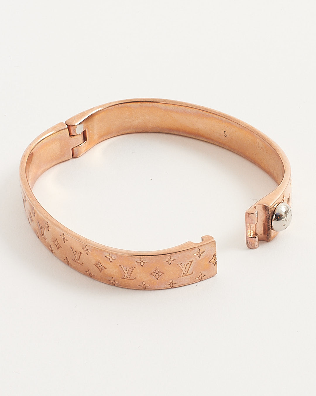 Louis Vuitton Monogram Rose Gold Bangle