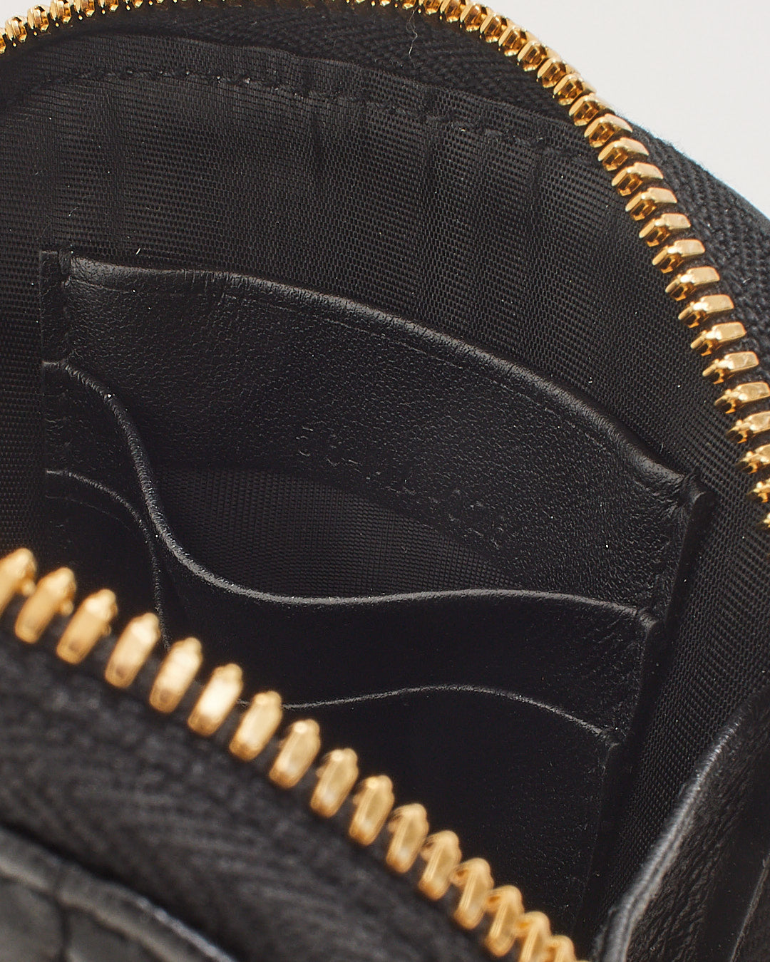 Dior Black Leather Cannage Phone Holder Crossbody