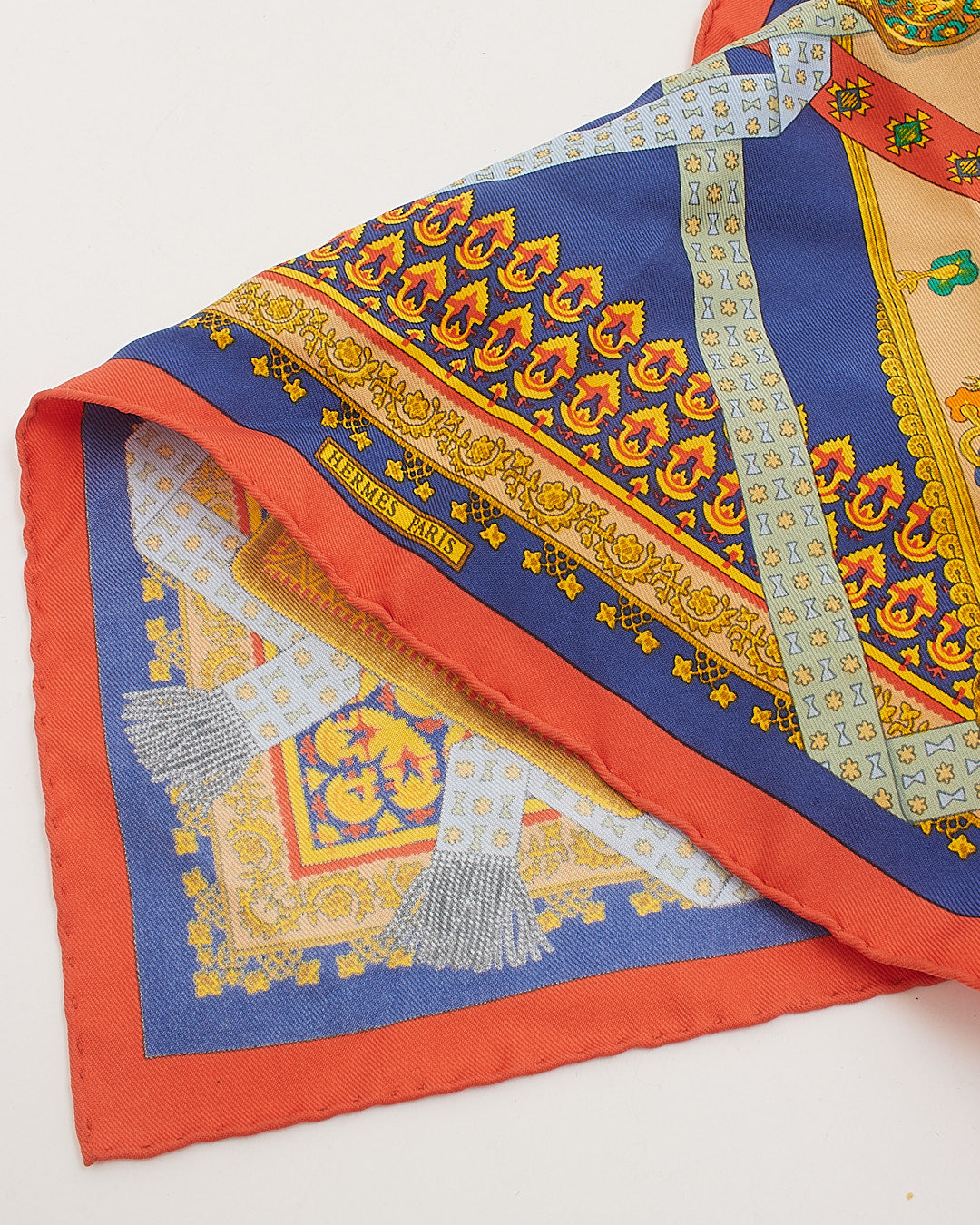 Hermès Multi Print Silk Square Scarf 45