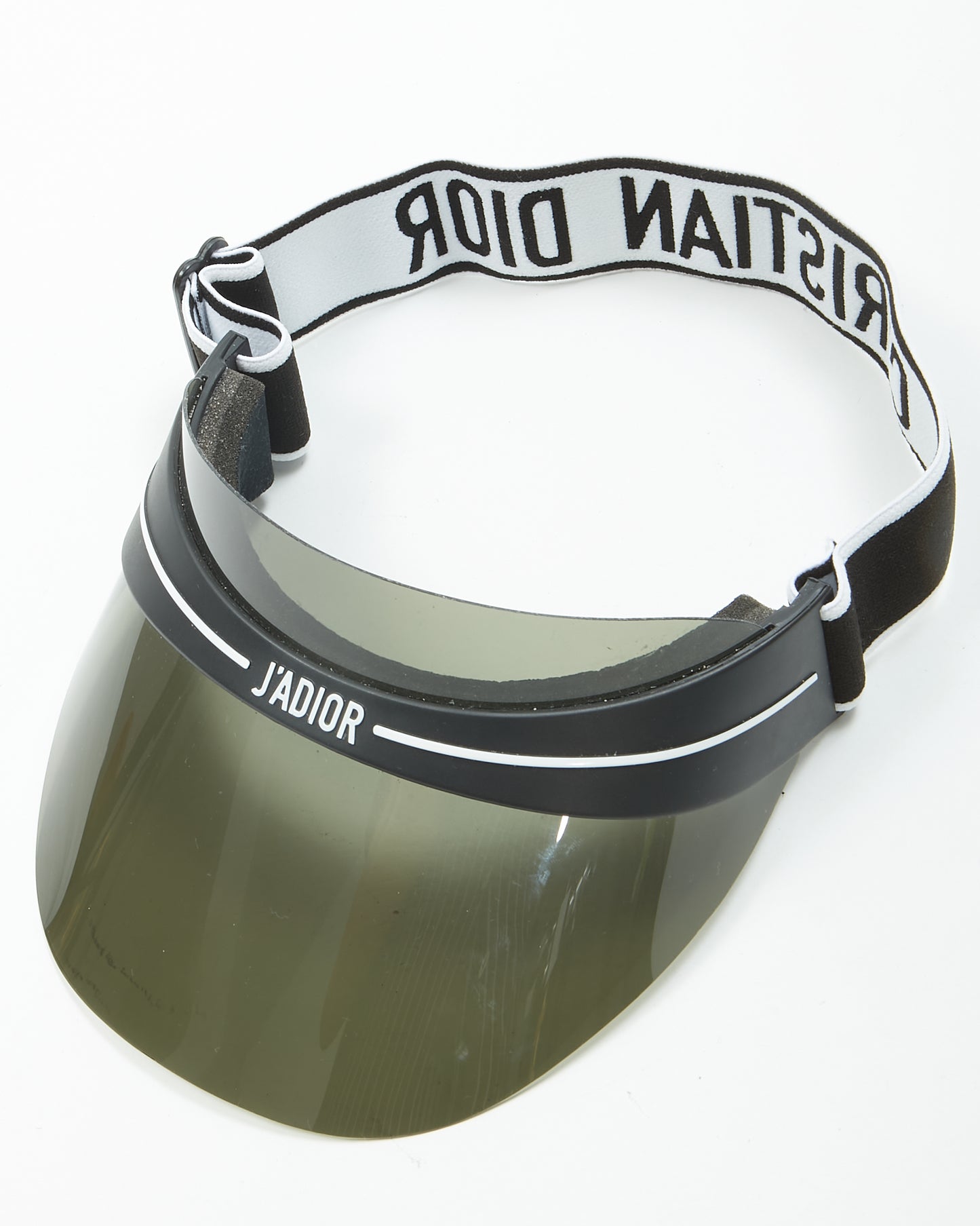 Dior Black Logo Club 1 Visor Hat