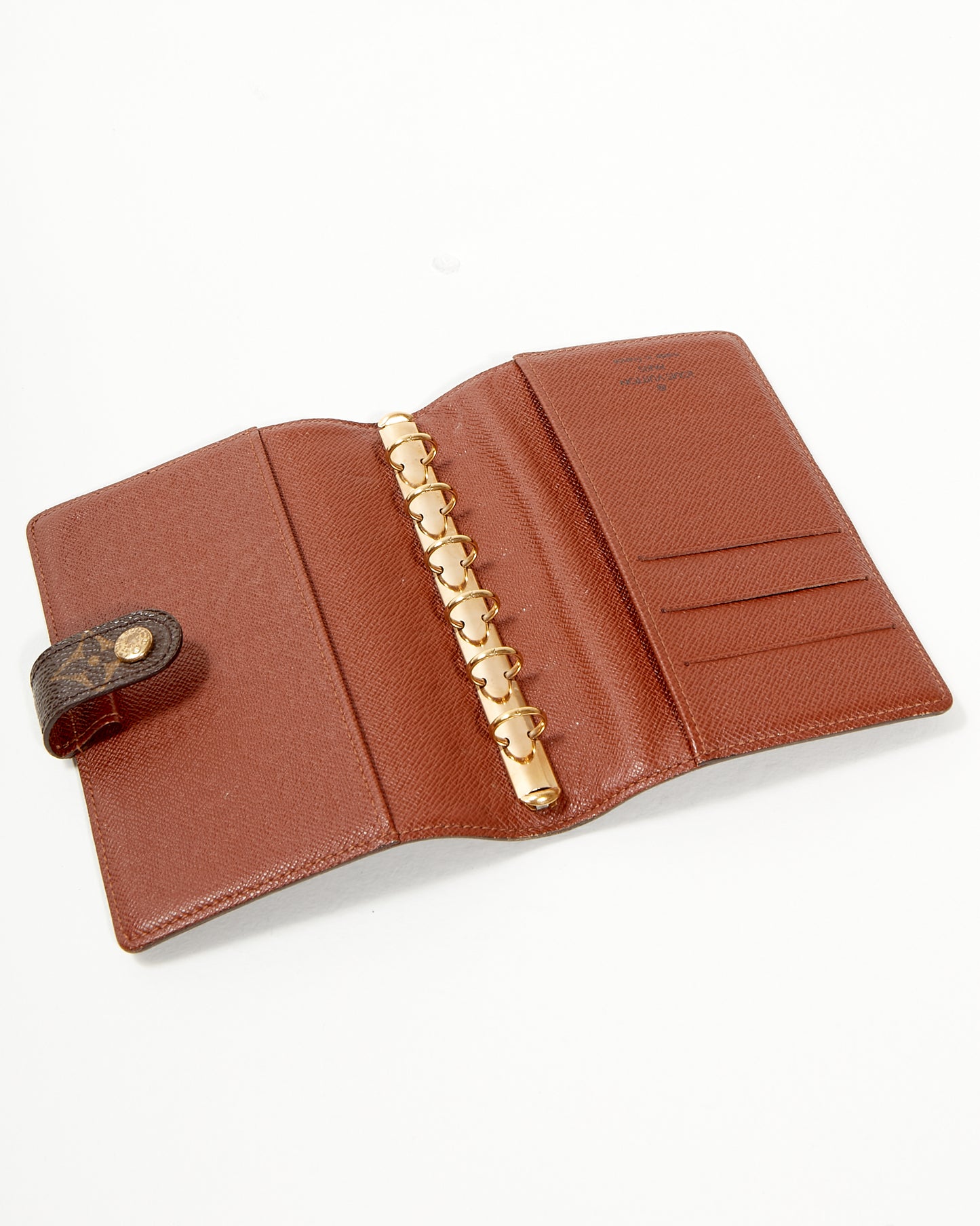 Petite couverture d'agenda en toile monogram Louis Vuitton