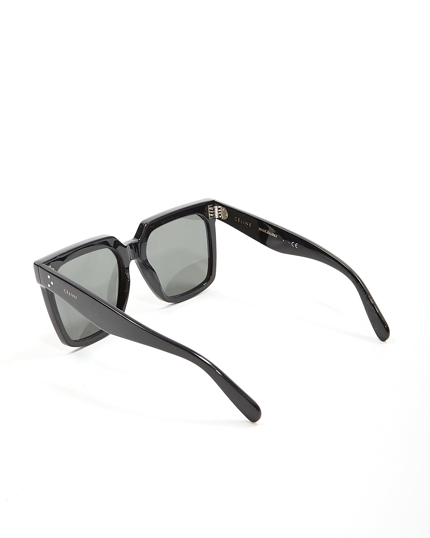 Lunettes de soleil surdimensionnées carrées noires Celine CL400551