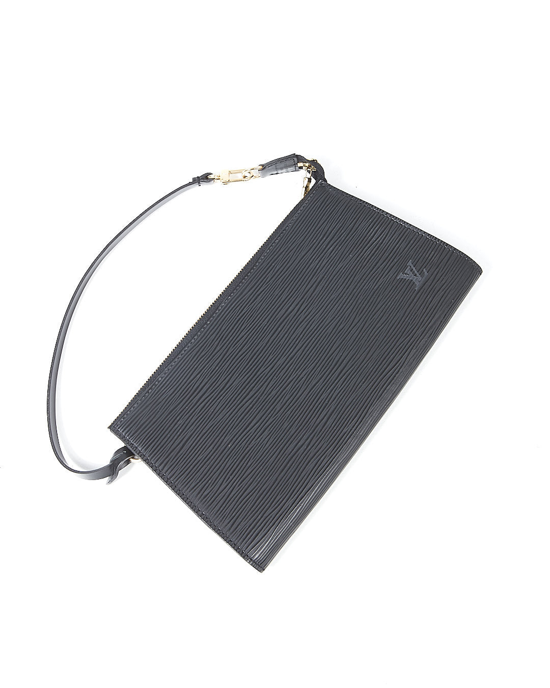 Louis Vuitton Black Epi Leather Pochette Shoulder Bag