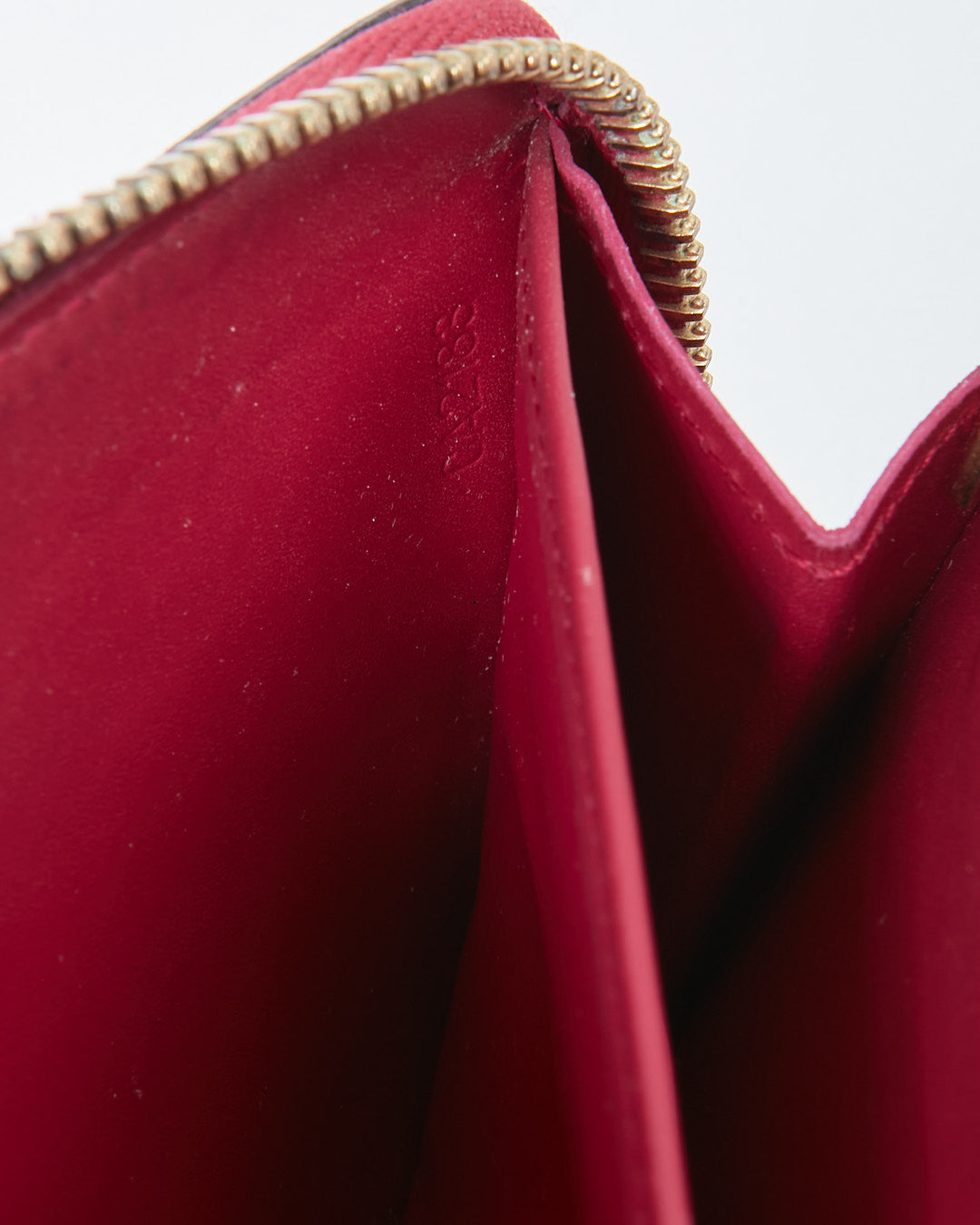 Louis Vuitton Magenta Indian Rose Monogram Vernis Zippy Wallet