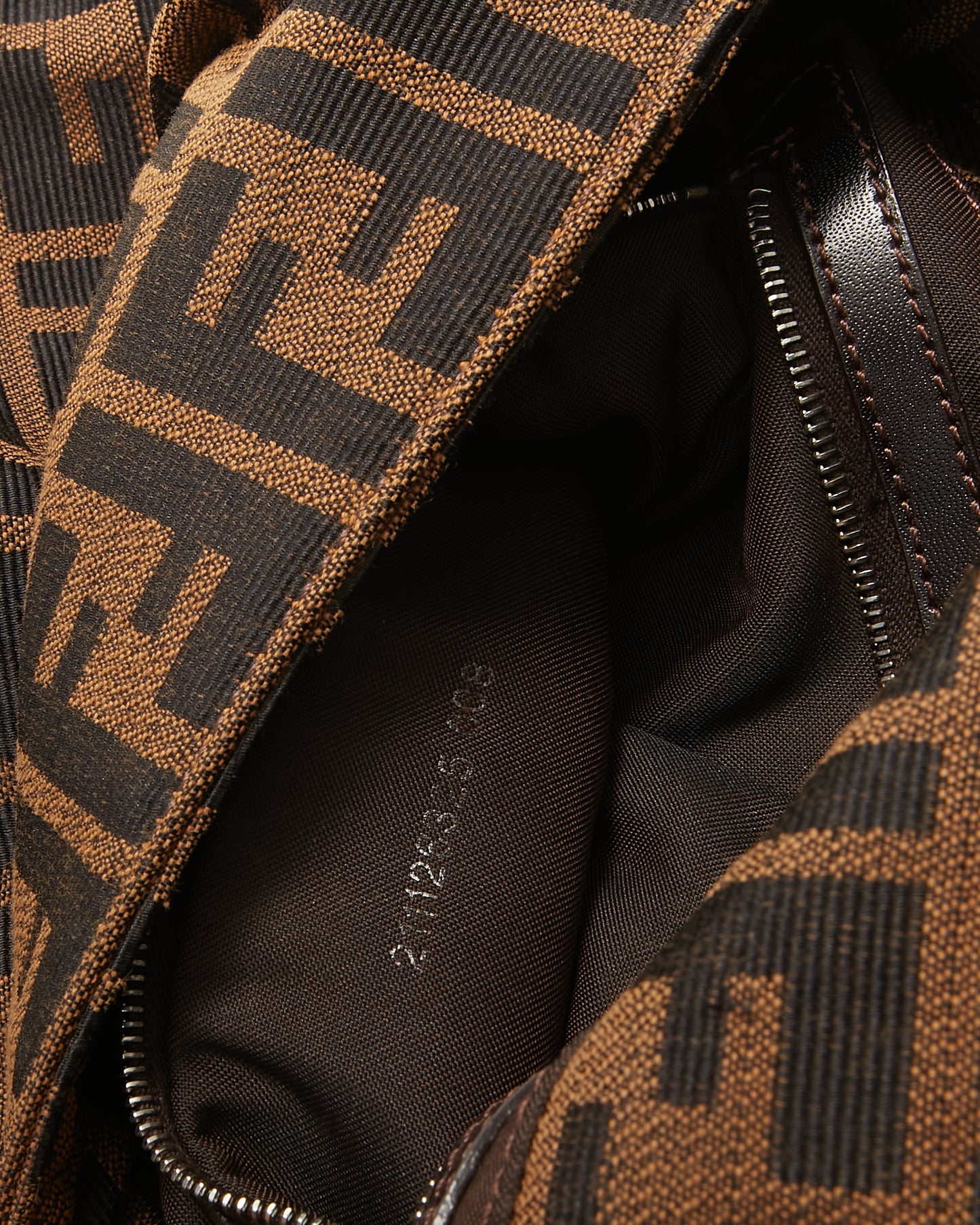 Fendi Zucca Mamma Forever Canvas Shoulder Bag