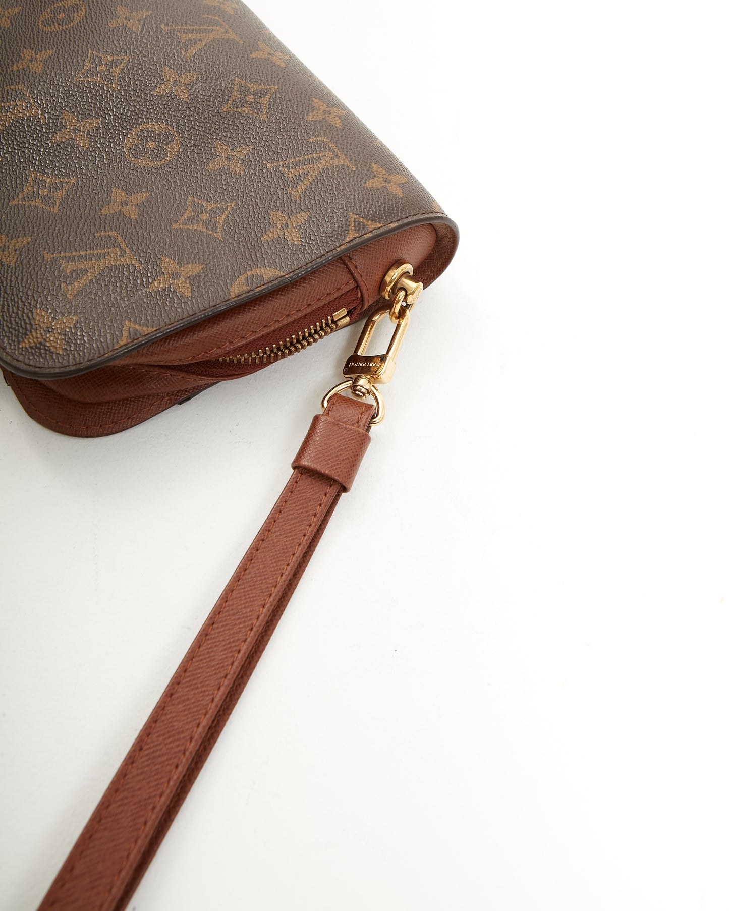 Louis Vuitton Monogram Canvas Wristlet Zip Pouch