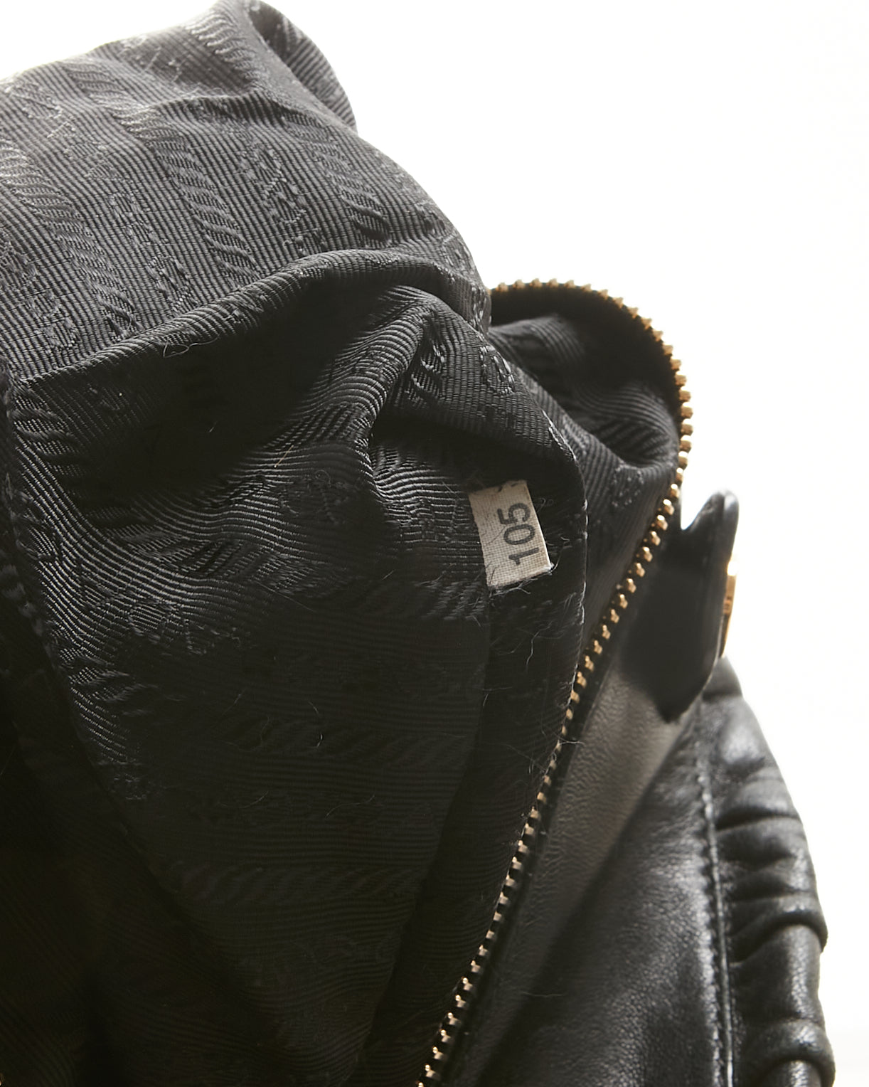 Prada Black Napa Leather Shoulder Bag