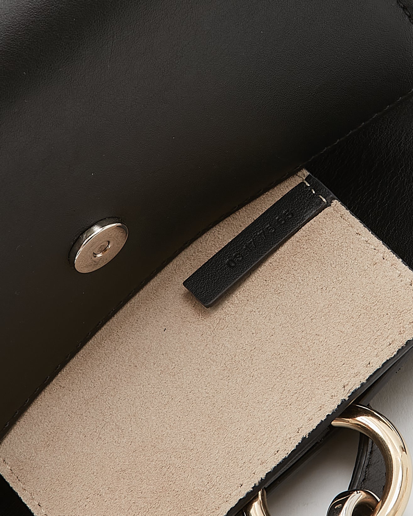 Chloé Black Leather & Suede Mini Faye Crossbody Bag