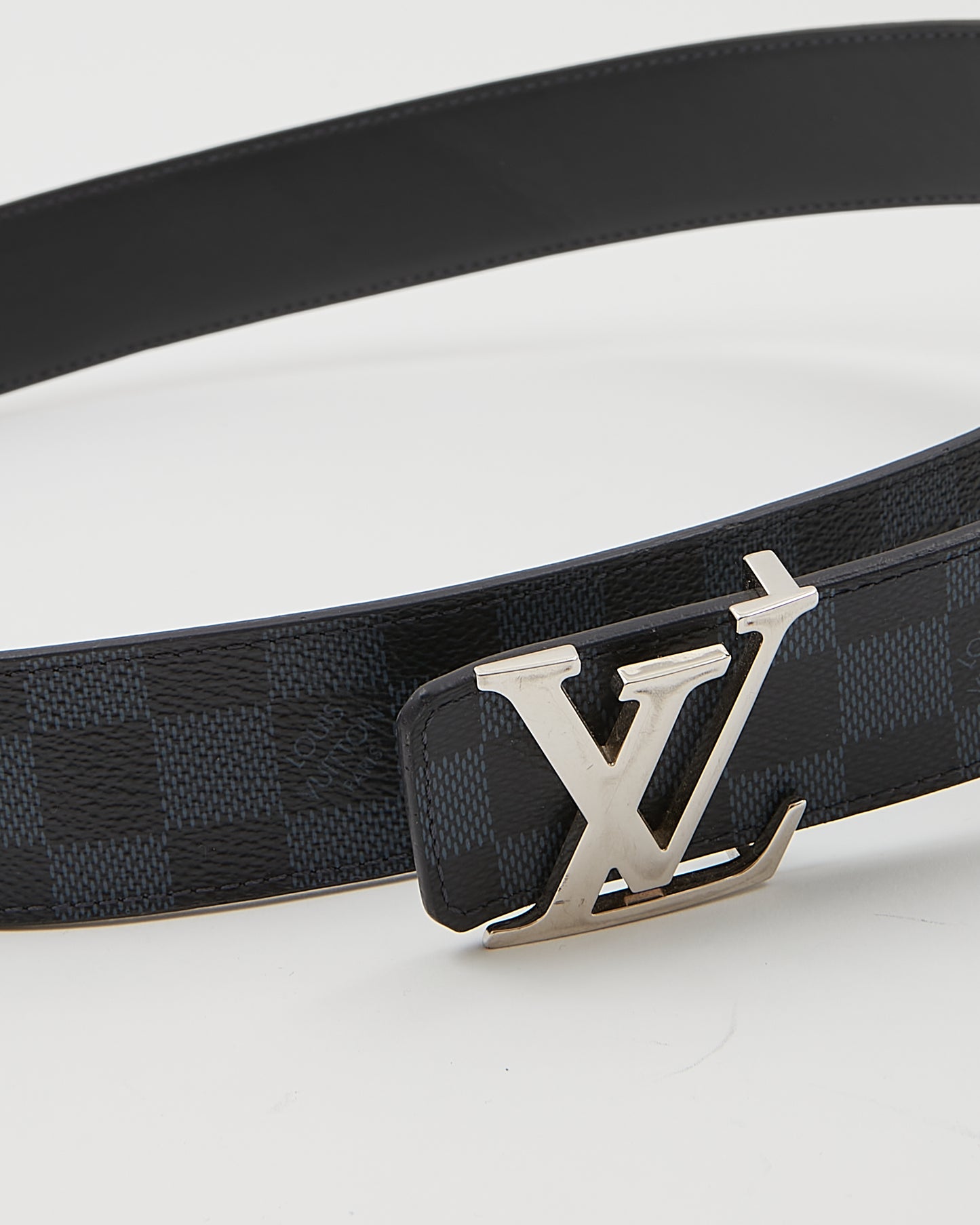 Louis Vuitton Damier Cobalt Canvas Logo Belt - 100/40