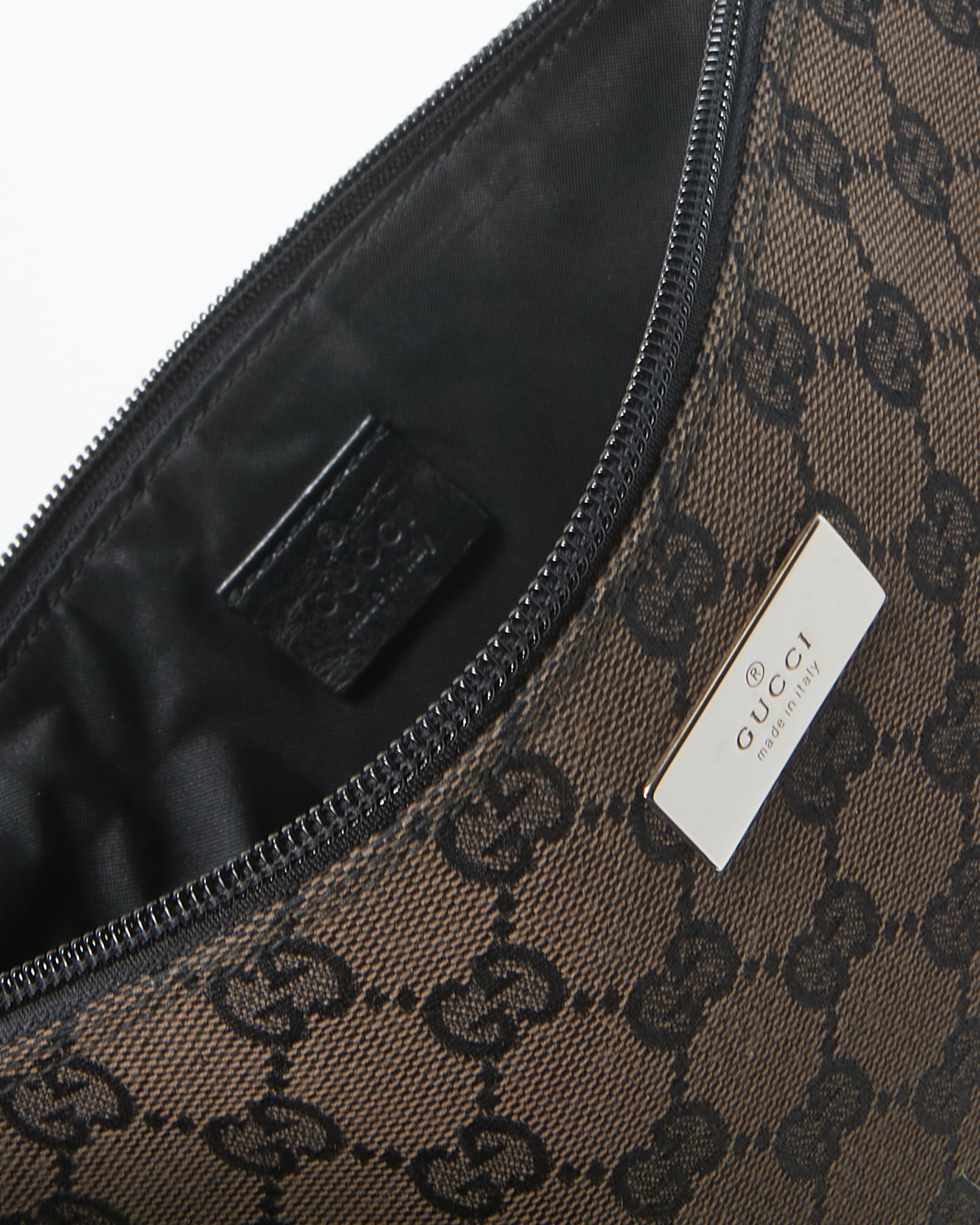 Pochette en toile Gucci Brown GG Canvas