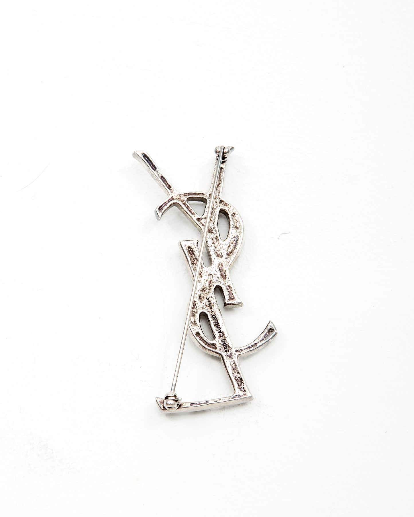 Saint Laurent Opyum Crocodile Logo Broche