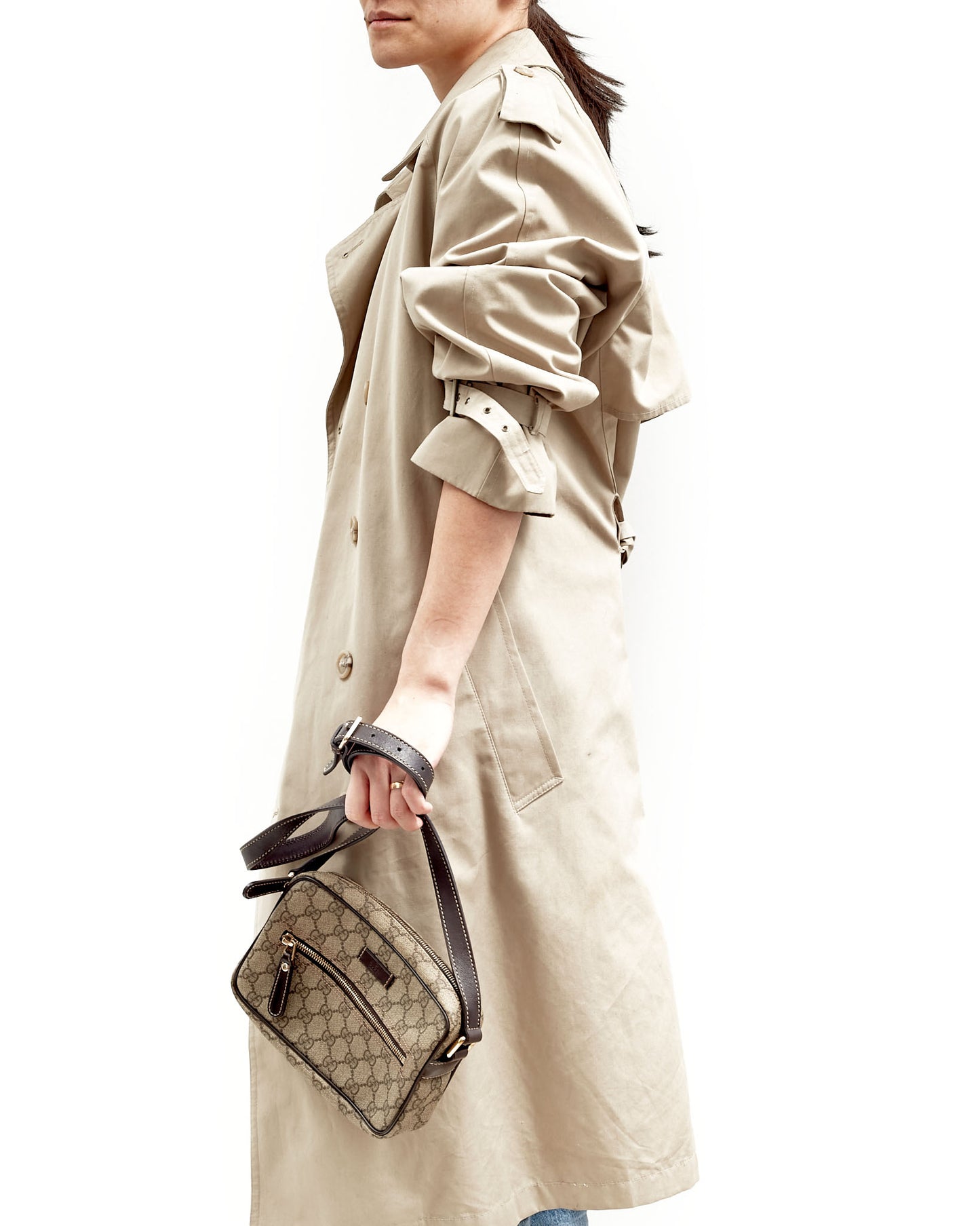 Gucci GG Supreme Canvas Crossbody Bag