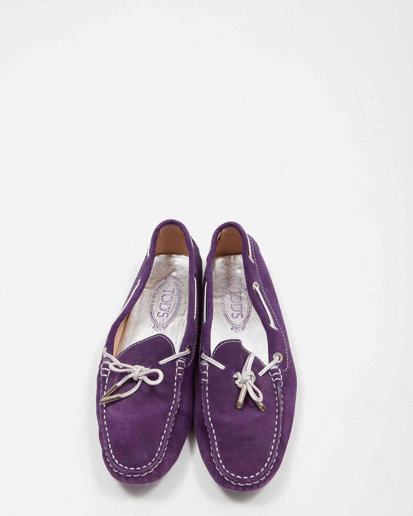 Mocassin Driver en daim violet Tod's - 40