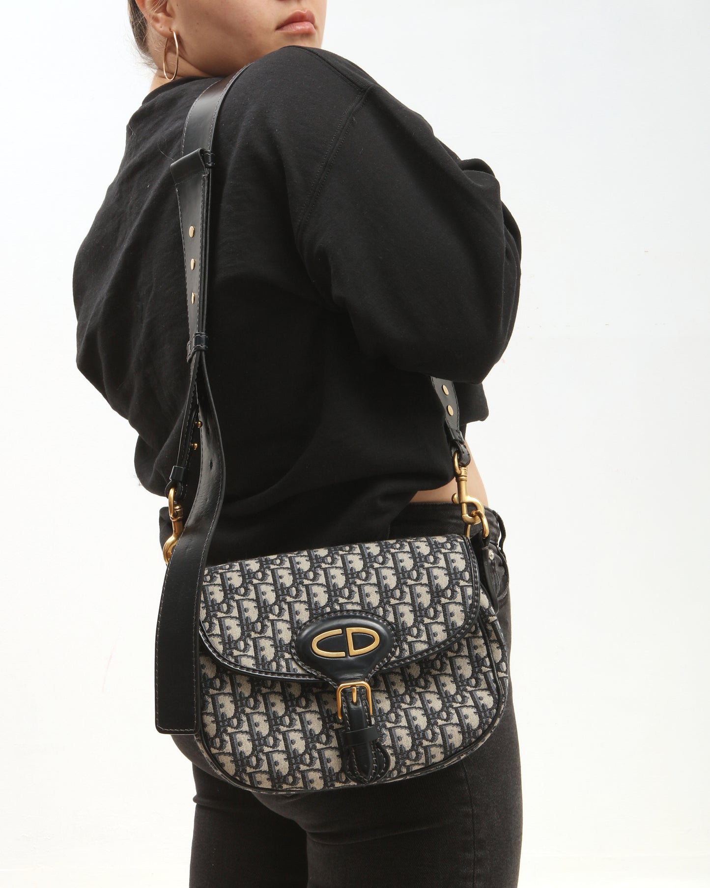 Sac bandoulière moyen Bobby Oblique vintage Dior