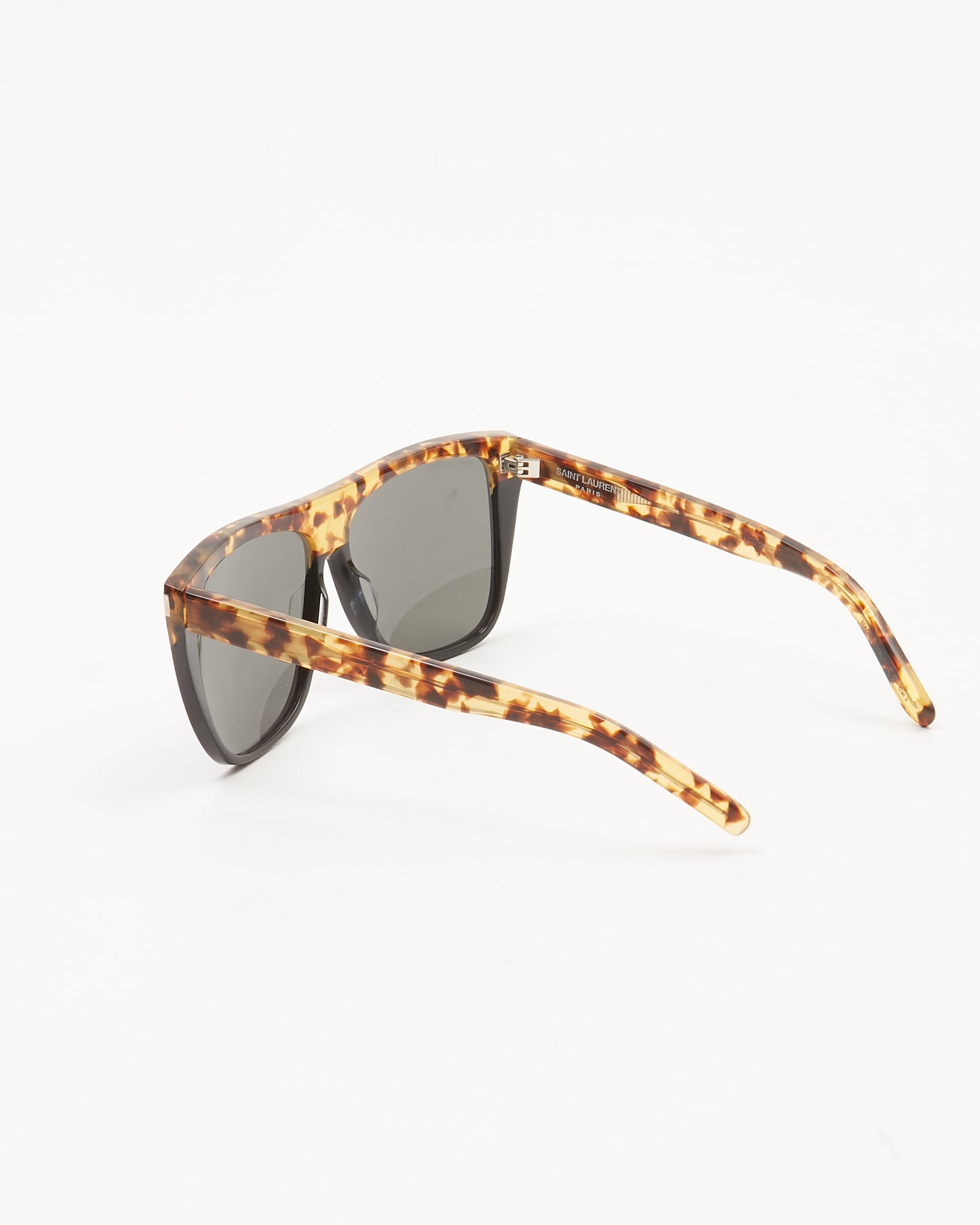 Lunettes de soleil Saint Laurent Écaille claire/Noir SL1 010 Shield