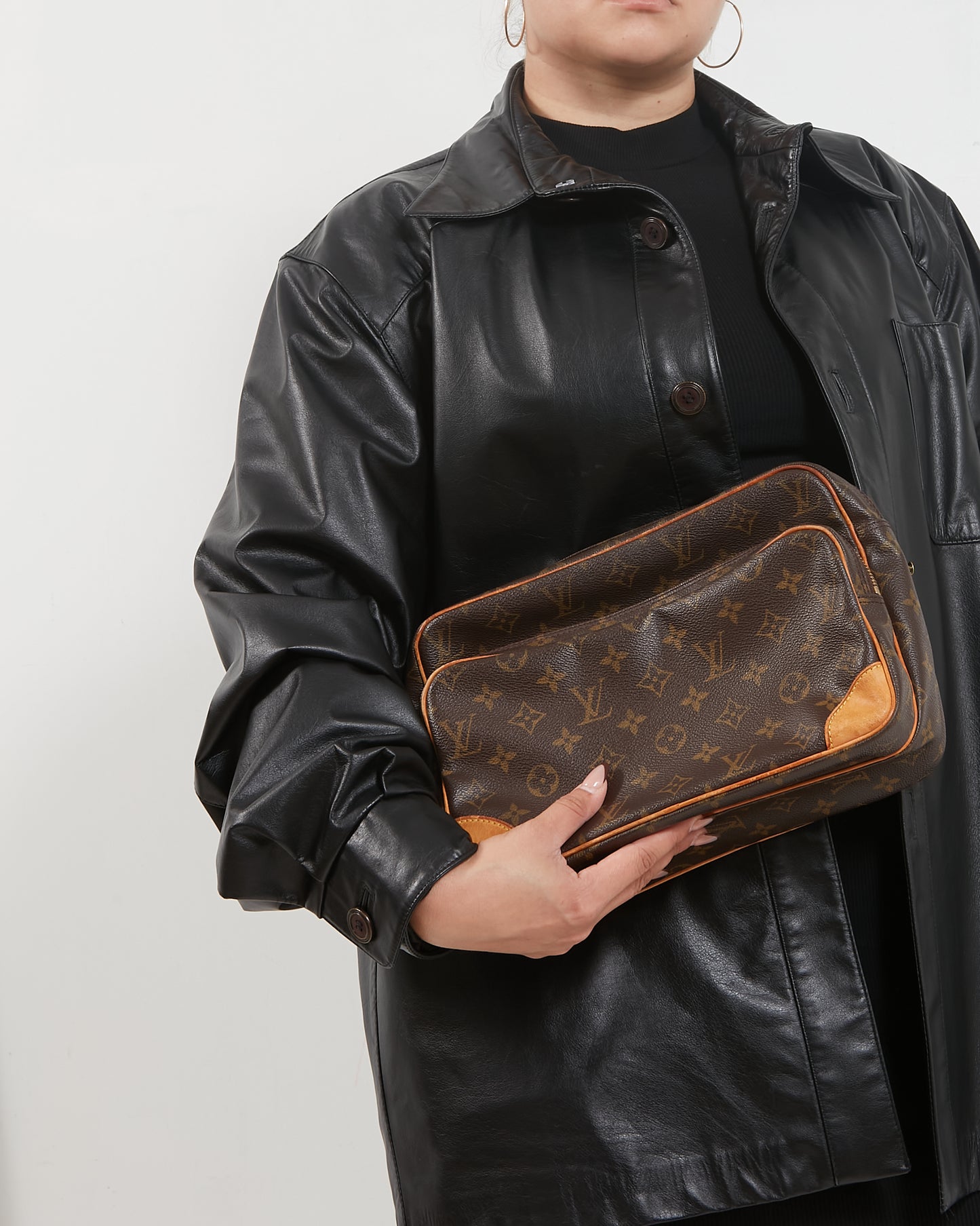 Louis Vuitton Monogram Nile MM "Shoulder Bag" Now Pochette