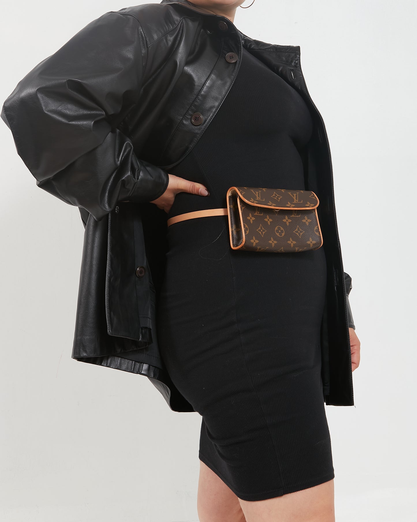 Louis Vuitton Monogram Canvas Pochette Florentine Belt Bag