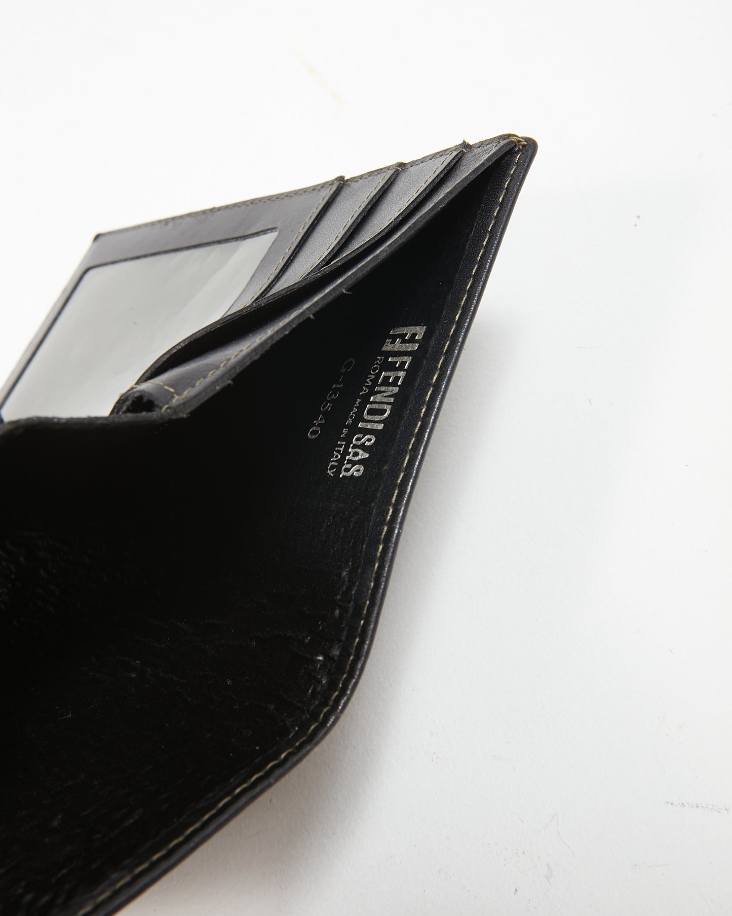 Fendi Brown Zucca Print Canvas French Wallet