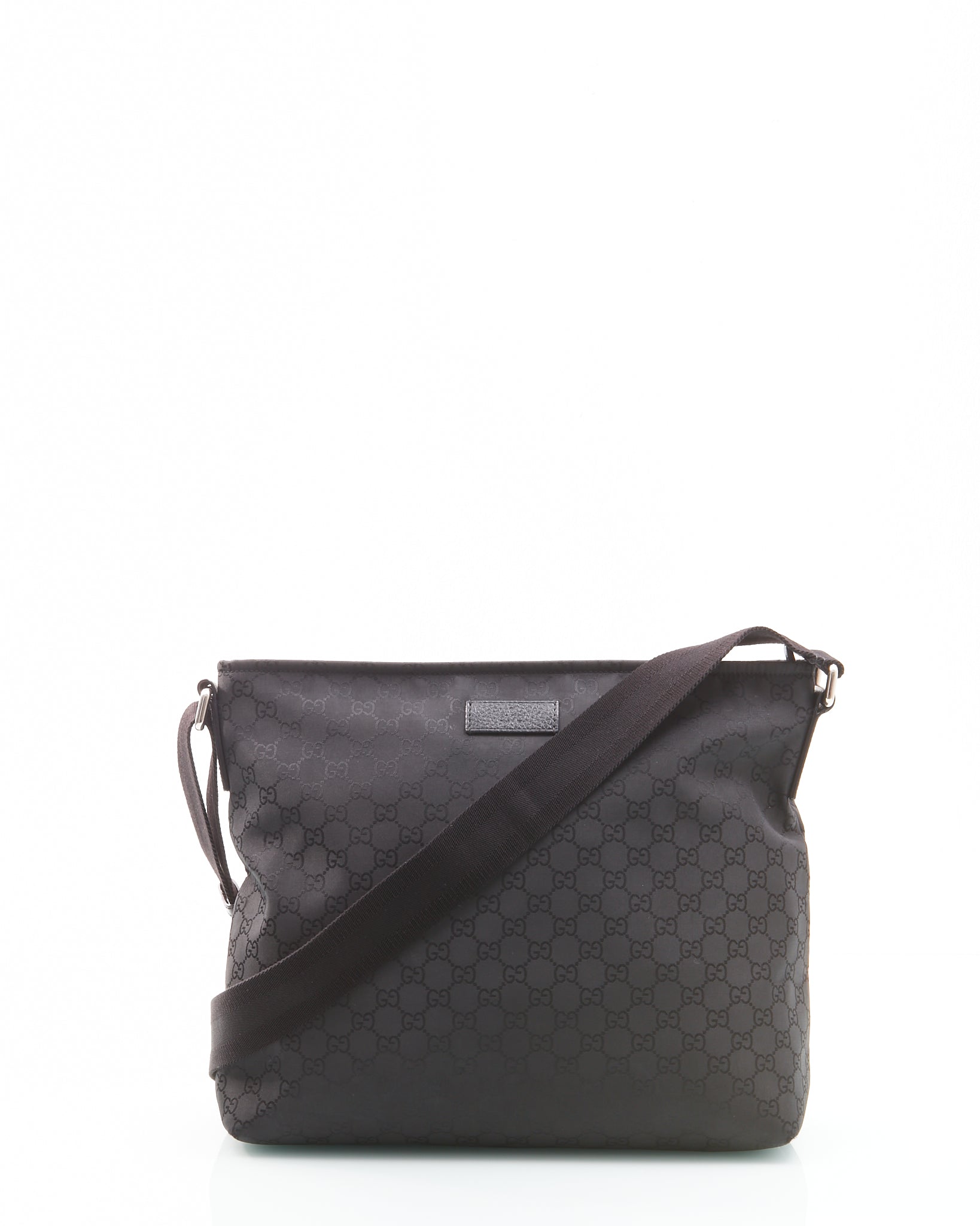 Shoulder Bag Gucci Nylon Crossbody Bag All Black Gucci Messenger