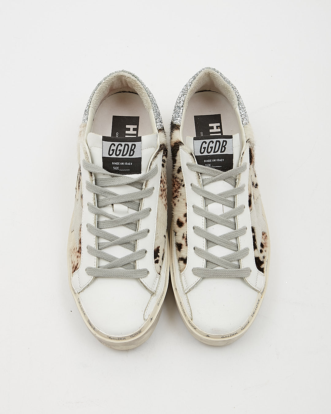 Golden Goose Pony Hair Print Superstar Sneaker - 37