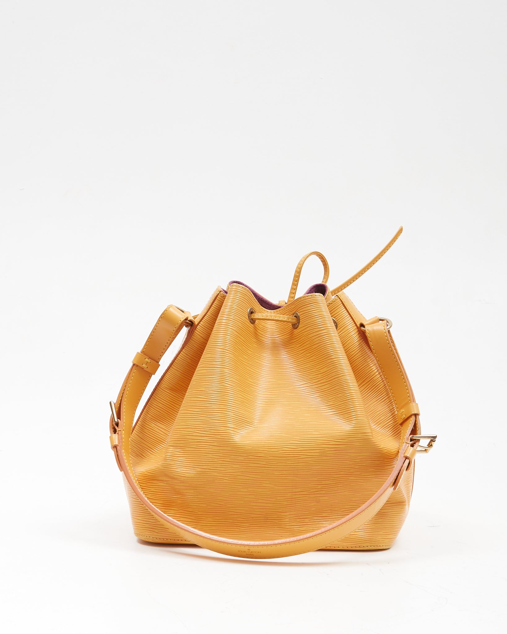 Explore a Louis Vuitton Mustard Epi Petit Noe Authenticated Pre