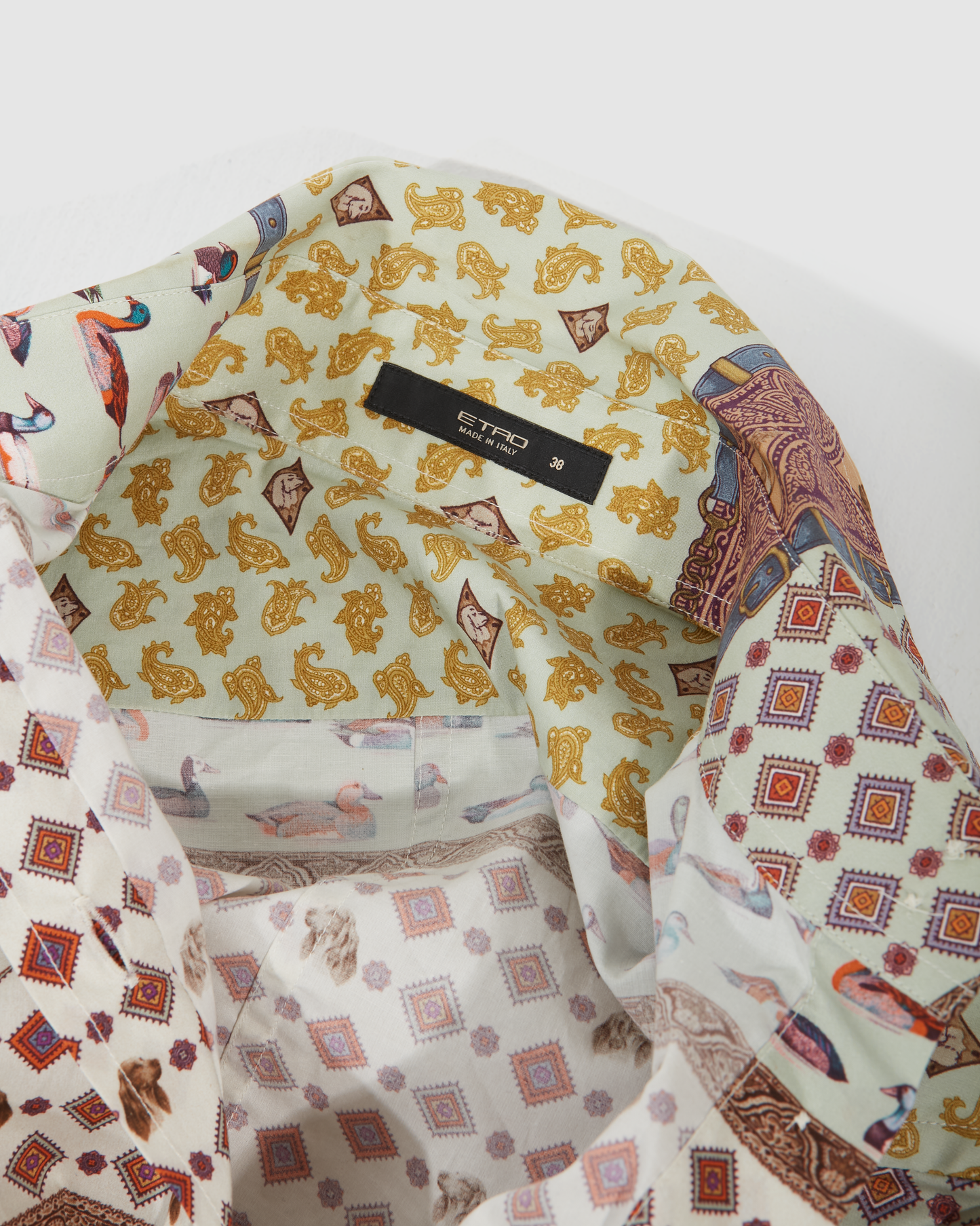 Etro Chemise Boutonnée Imprimé Canard Et Épagneul - 38
