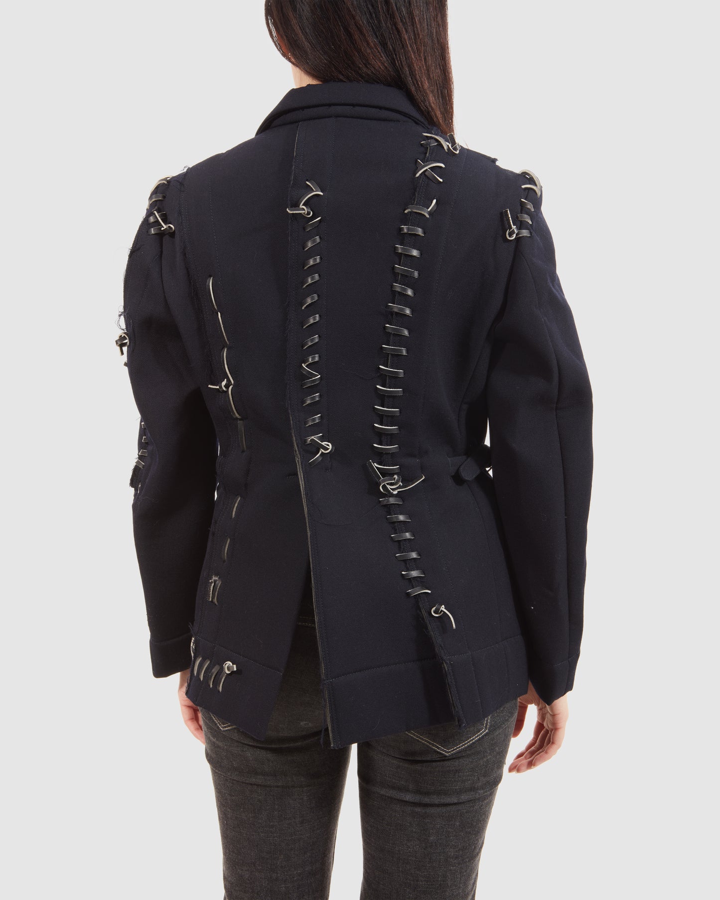 Comme Des Garçons Navy Runway Collection Blazer - S