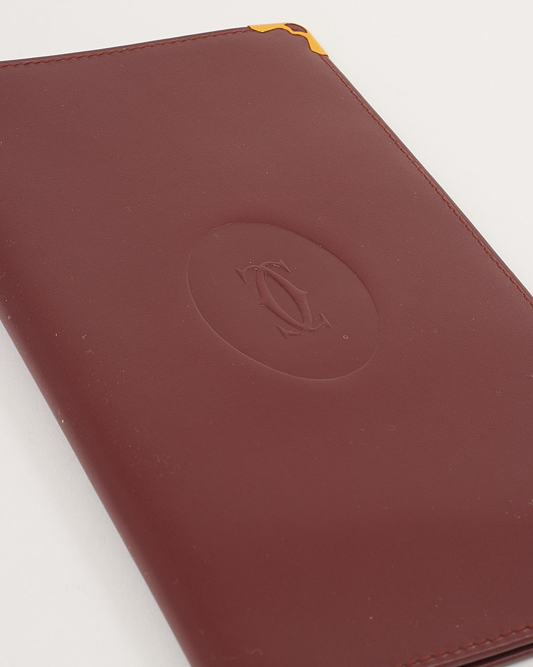 Cartier Burgundy Leather Wallet