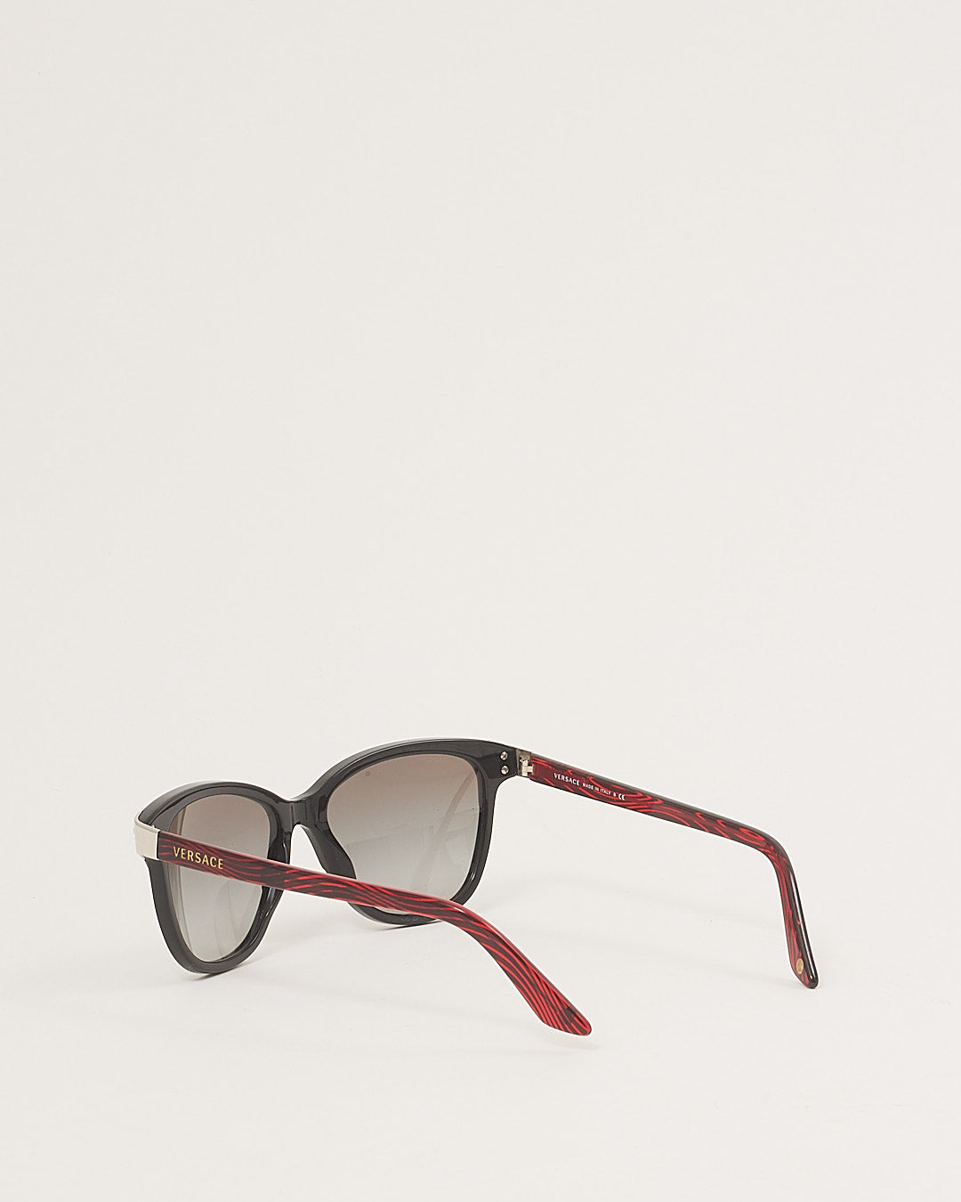 Versace Black MOD4226 Medusa Head Round Wayfarer Sunglasses