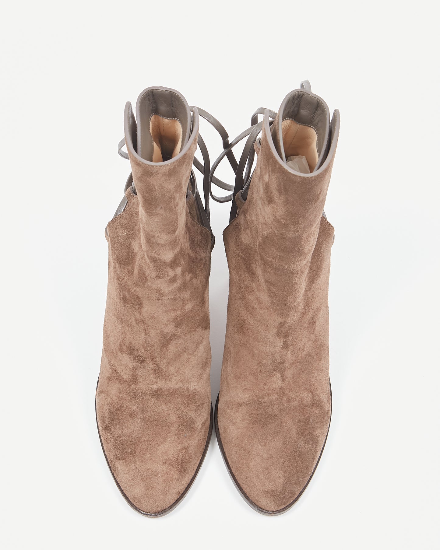 Jimmy Choo Bottines en daim vert kaki - 38,5