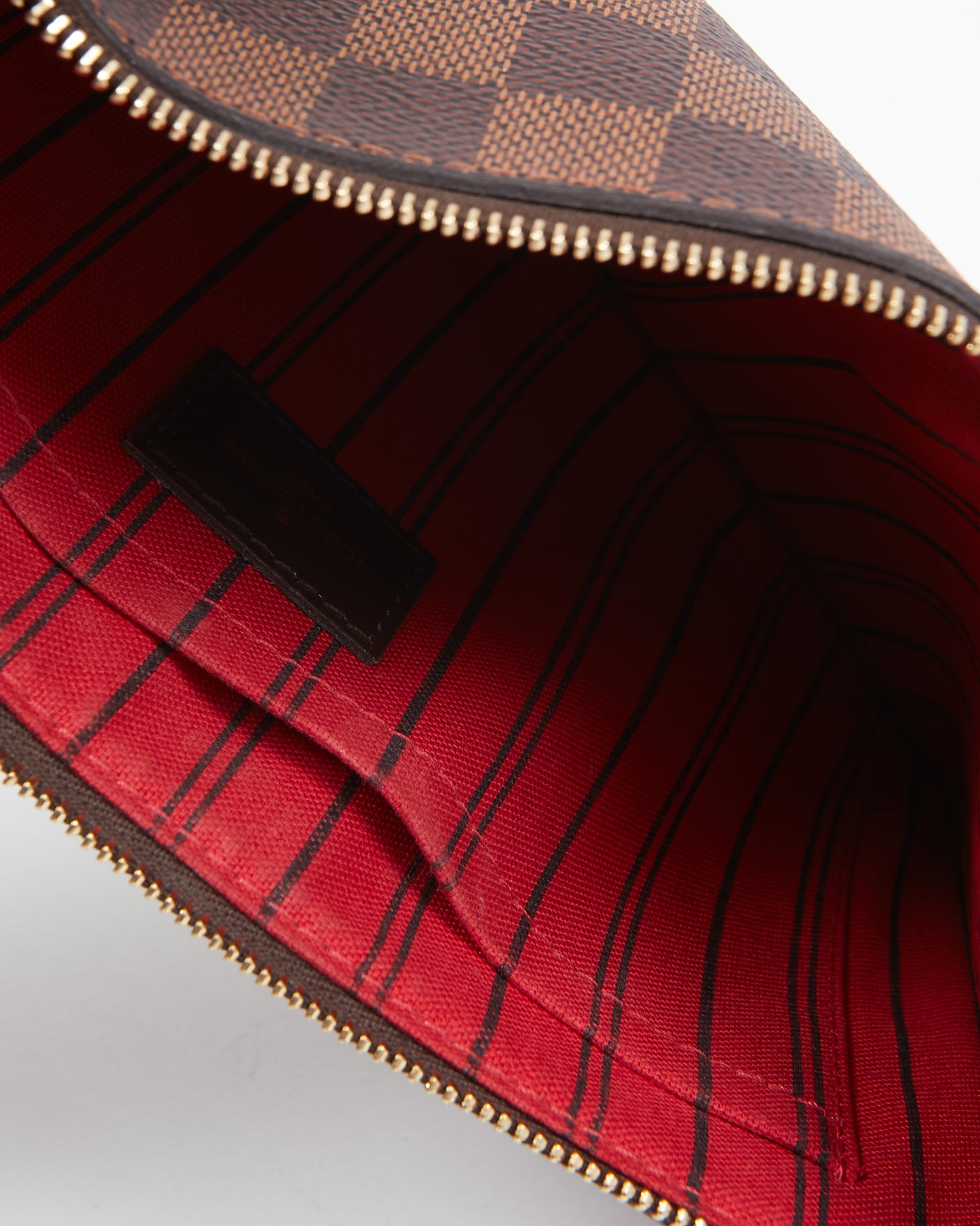 Louis Vuitton Damier Ebene Canvas Pouch (No Wristlet)