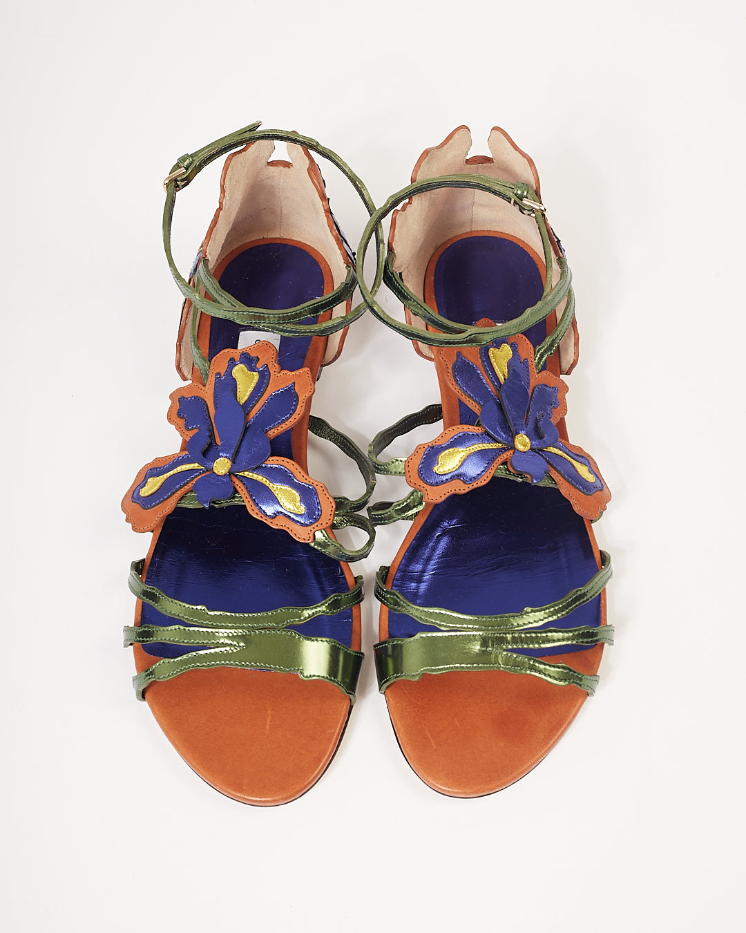 Jimmy Choo Multi Leather Lolita Flat Sandal - 39