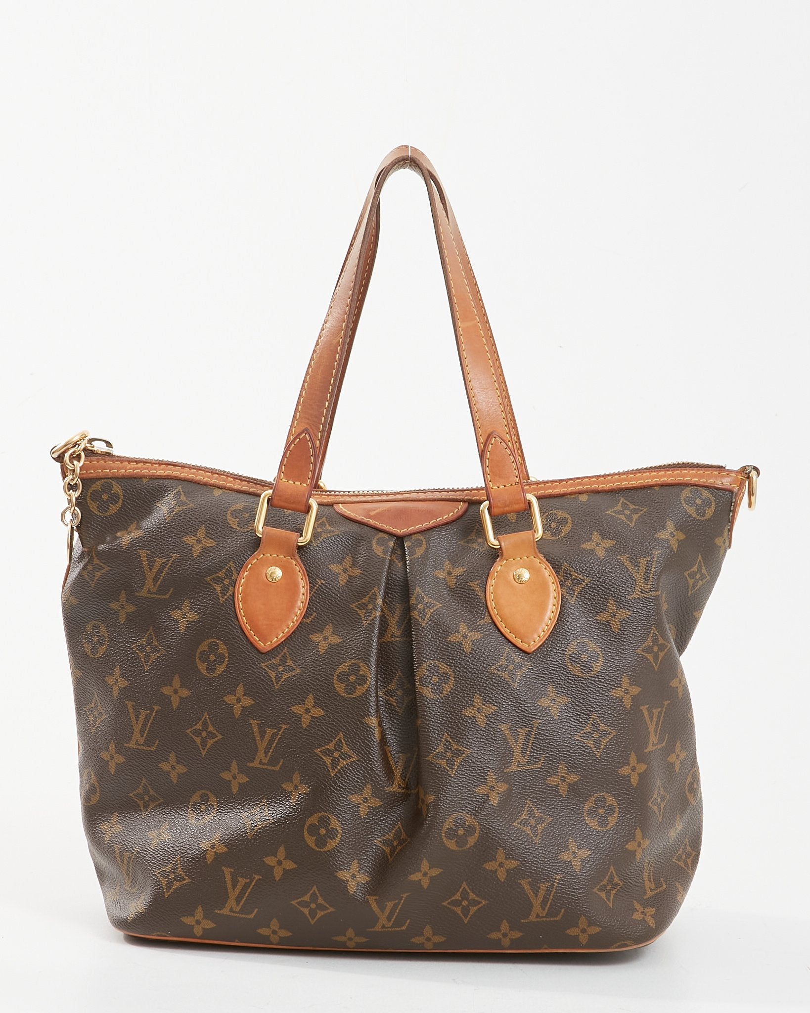 Explore a Louis Vuitton Monogram Canvas Palermo PM Zipper Tote Bag