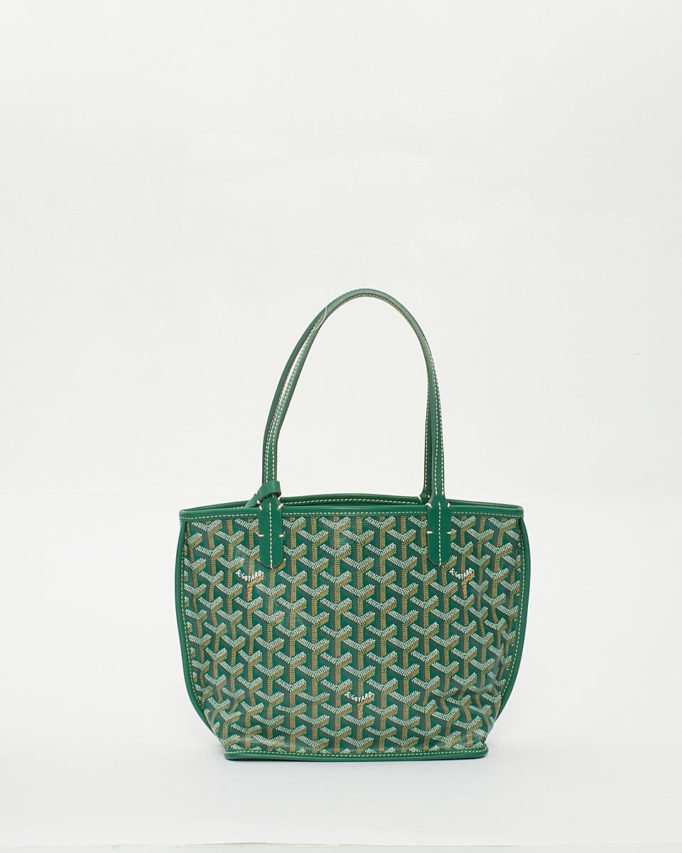 Goyard Goyardine Mini Anjou w/ Pouch - Green Totes, Handbags - GOY37745