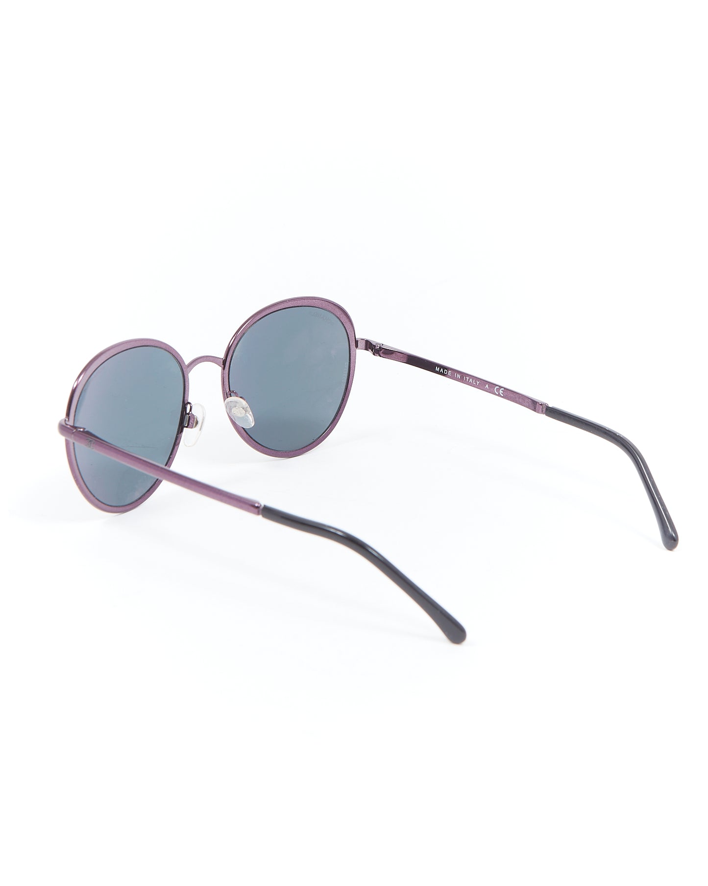 Lunettes de soleil rondes violettes Chanel 4206