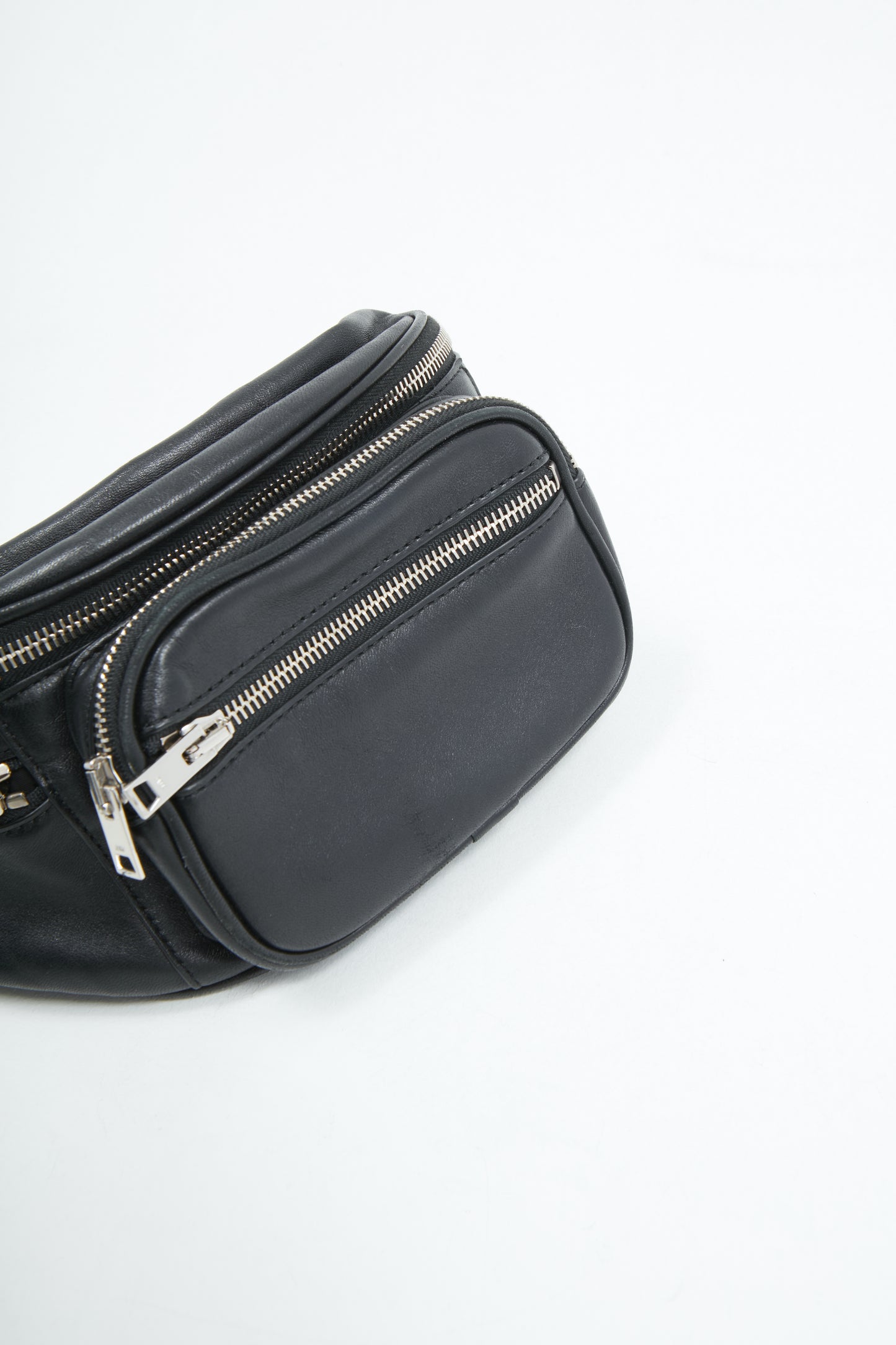 Alexander Wang Black Leather Attica Belt Bag