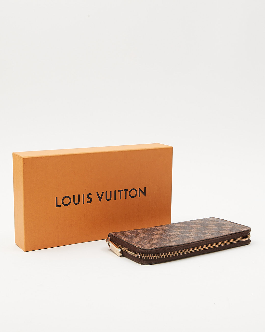 Louis Vuitton Damier Ebene Canvas Zippy Wallet