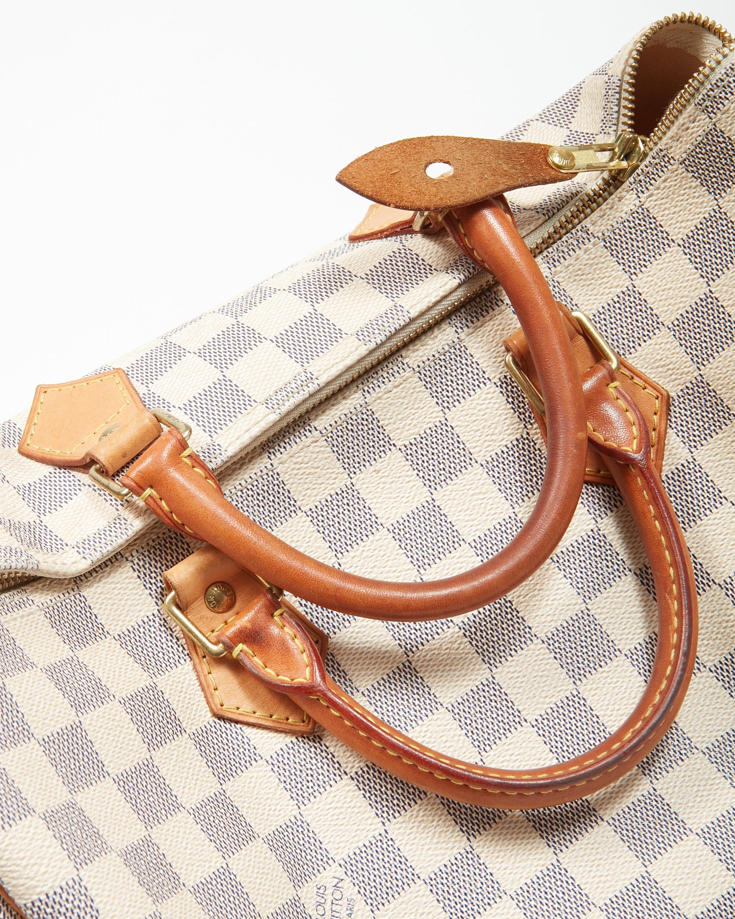 Louis Vuitton Damier Azur Canvas Speedy 35 Bag