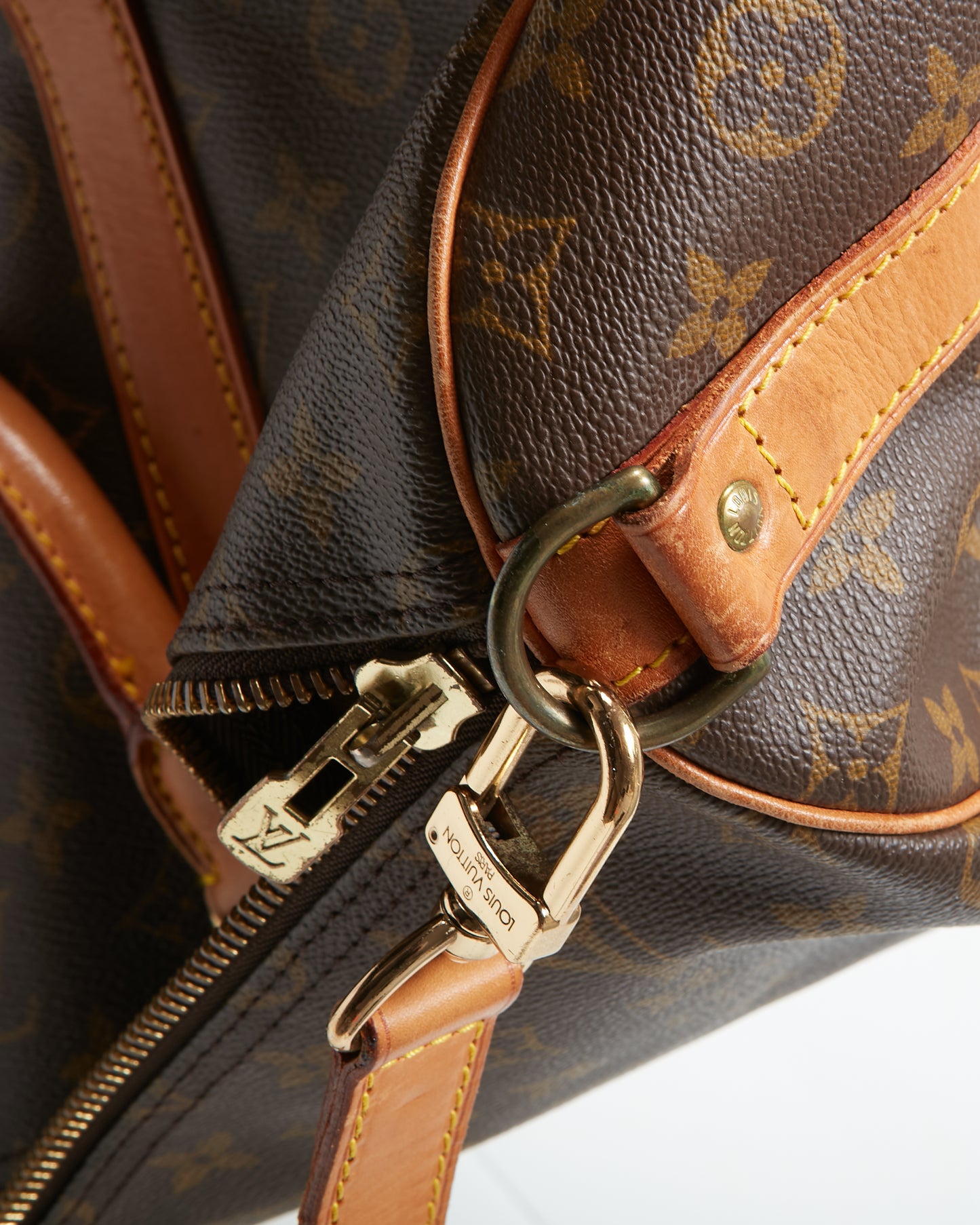 Louis Vuitton Monogram Canvas Keepall 55 Bandoulière Travel Bag