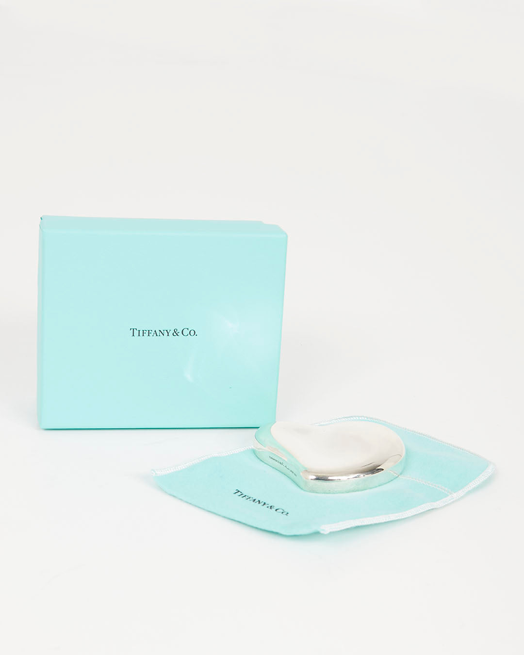 Tiffany & Co Silver Heart Desk Mirror