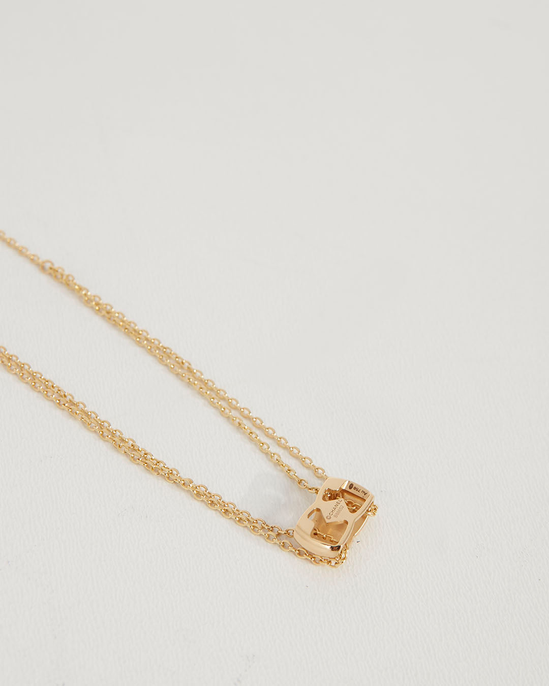 Chanel Yellow 18K Gold Coco Crush Necklace