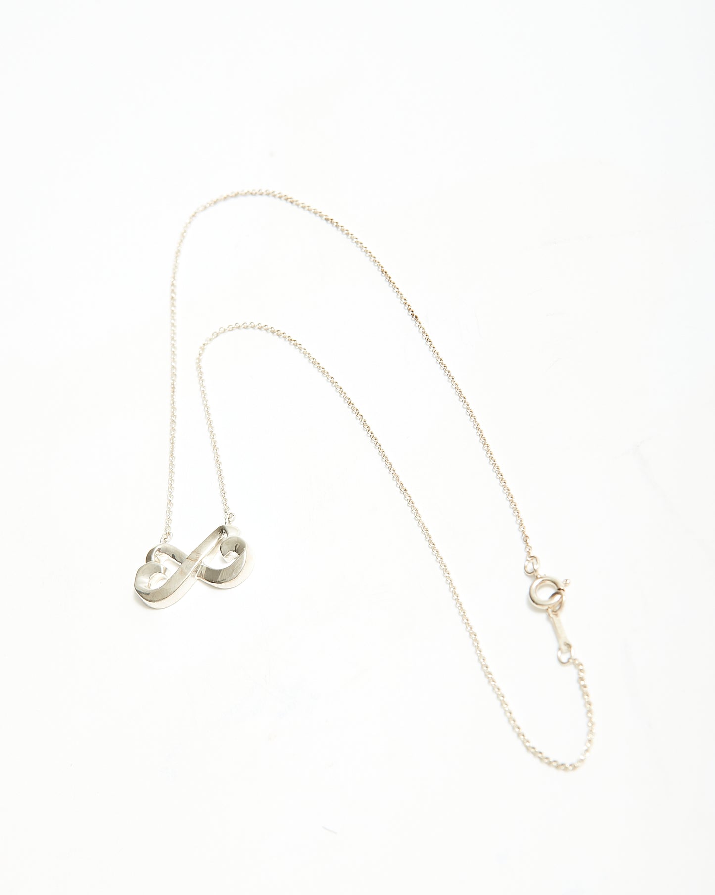Collier Tiffany Paloma en argent sterling Picasso double cœur aimant infini