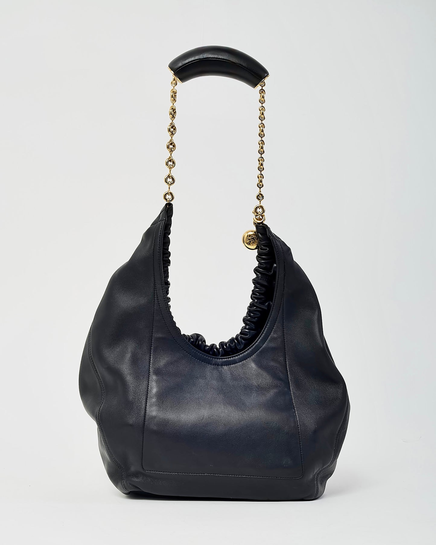 Loewe Black Nappa Leather Medium Squeeze Shoulder Bag