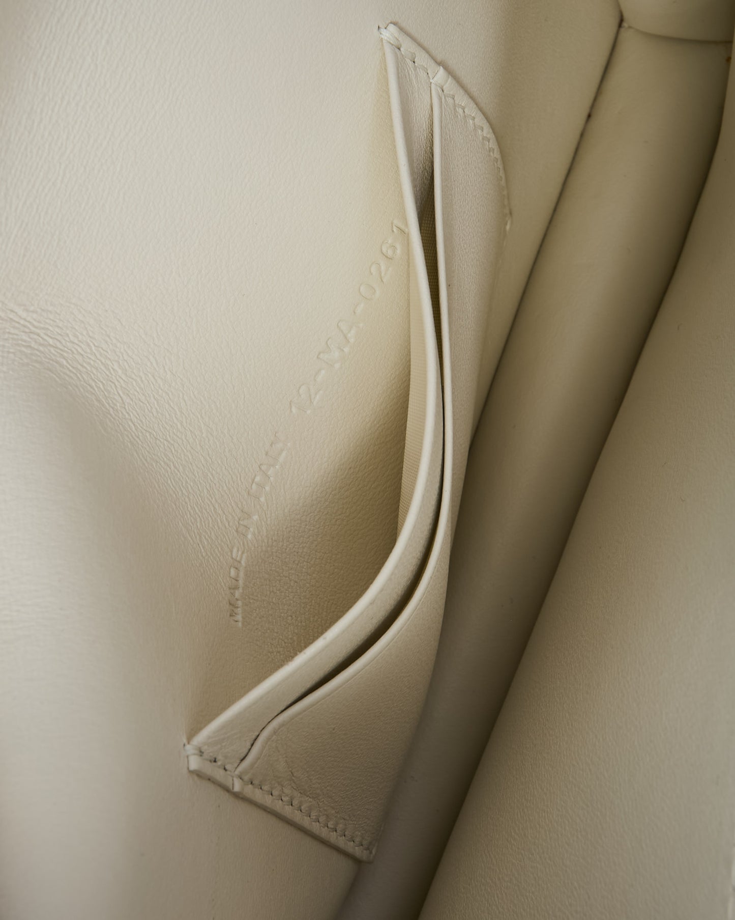 Dior White Latte Supple Cannage Calfskin Dior Caro Pouch Belt Bag Clutch GHW