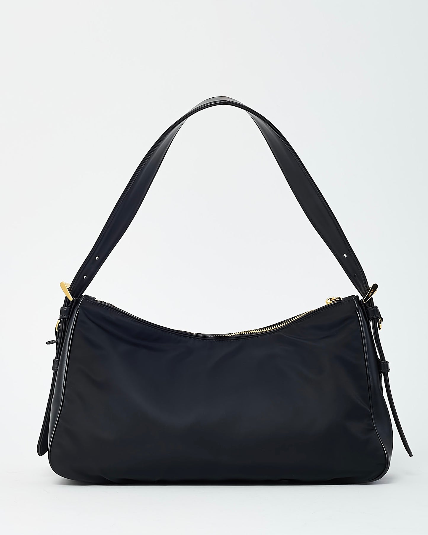 Prada Black Re-Nylon Large Aimee Shoulder Bag