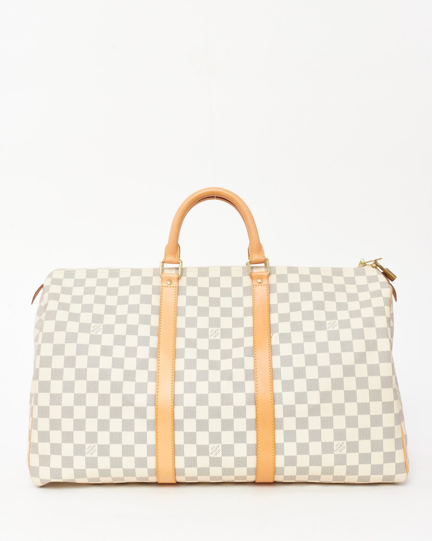 Louis Vuitton Damier Azur Coated Canvas Keepall 50