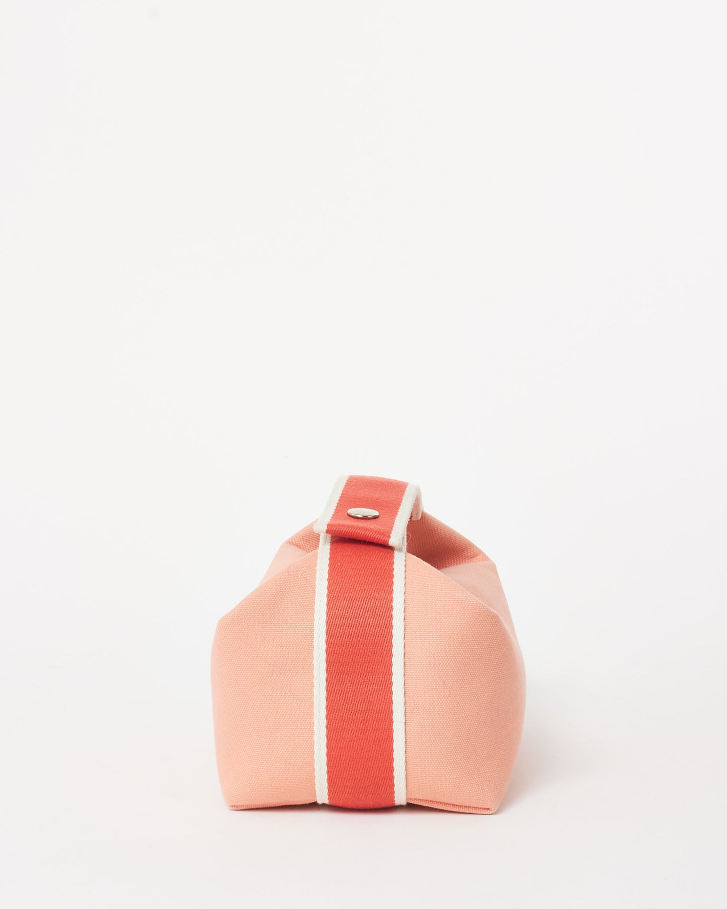 Hermès Light Pink & Dark Pink Canvas Small Bride À Brac Bag